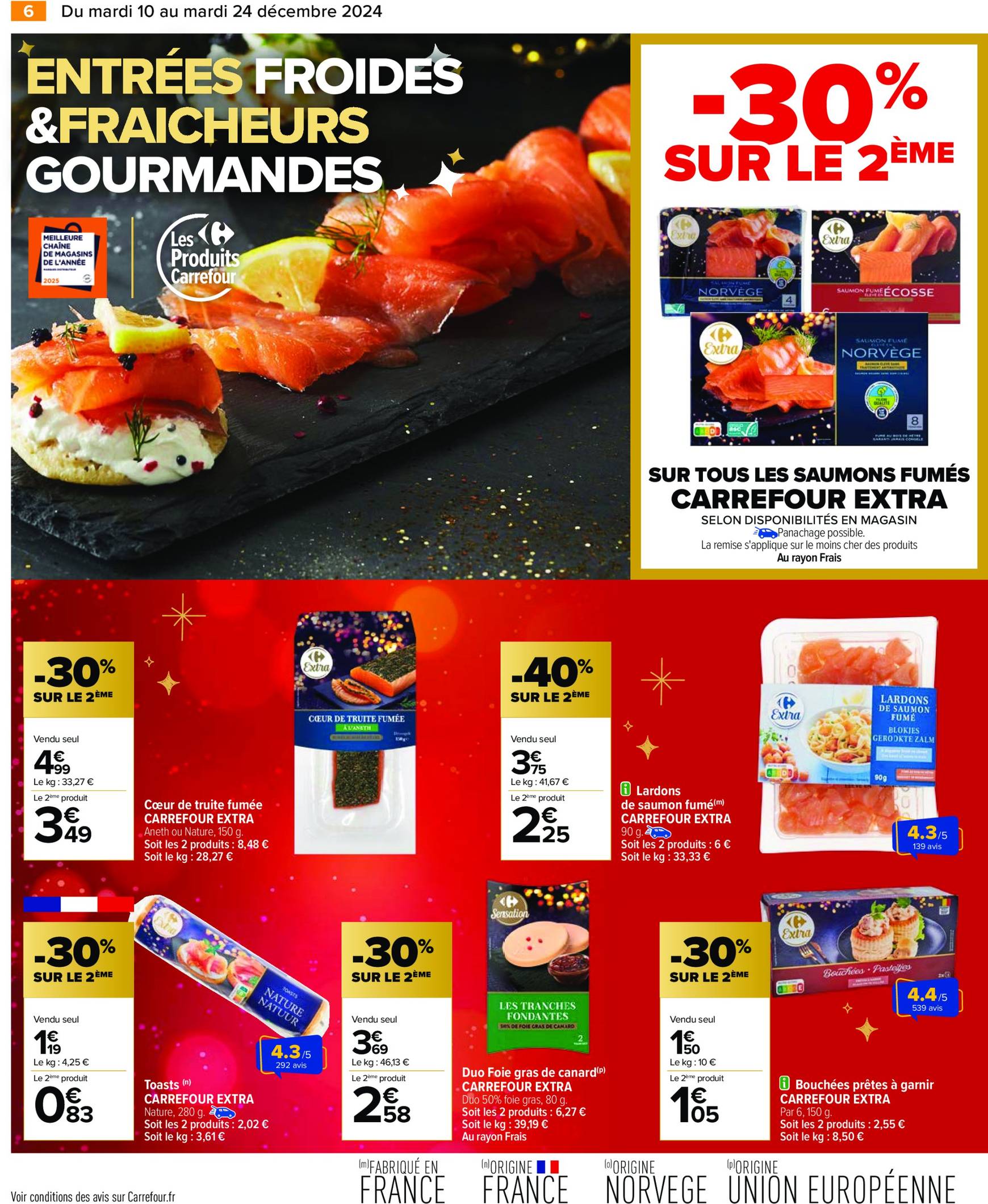 carrefour - Catalogue Carrefour valable dès 10/12 - 24/12 - page: 12