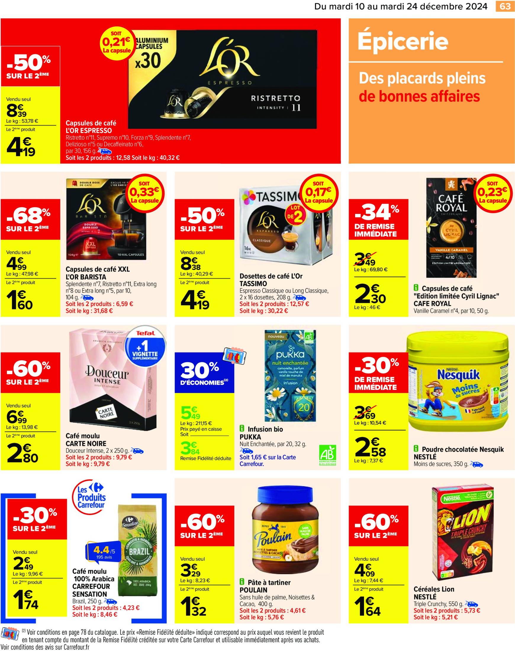 carrefour - Catalogue Carrefour valable dès 10/12 - 24/12 - page: 69