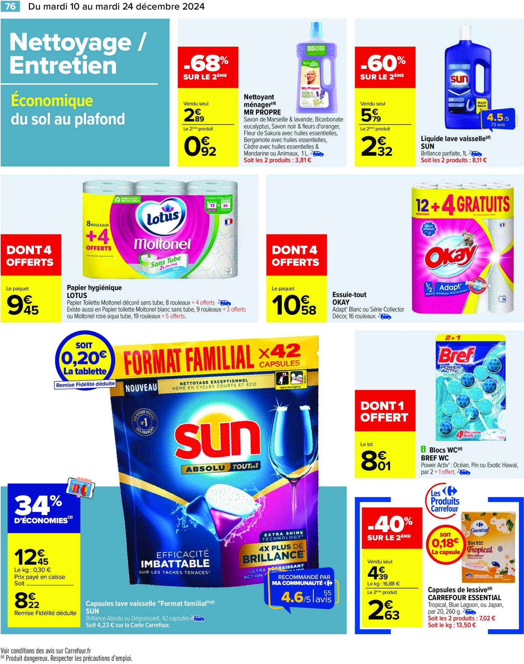 carrefour - Catalogue Carrefour valable dès 10/12 - 24/12 - page: 82