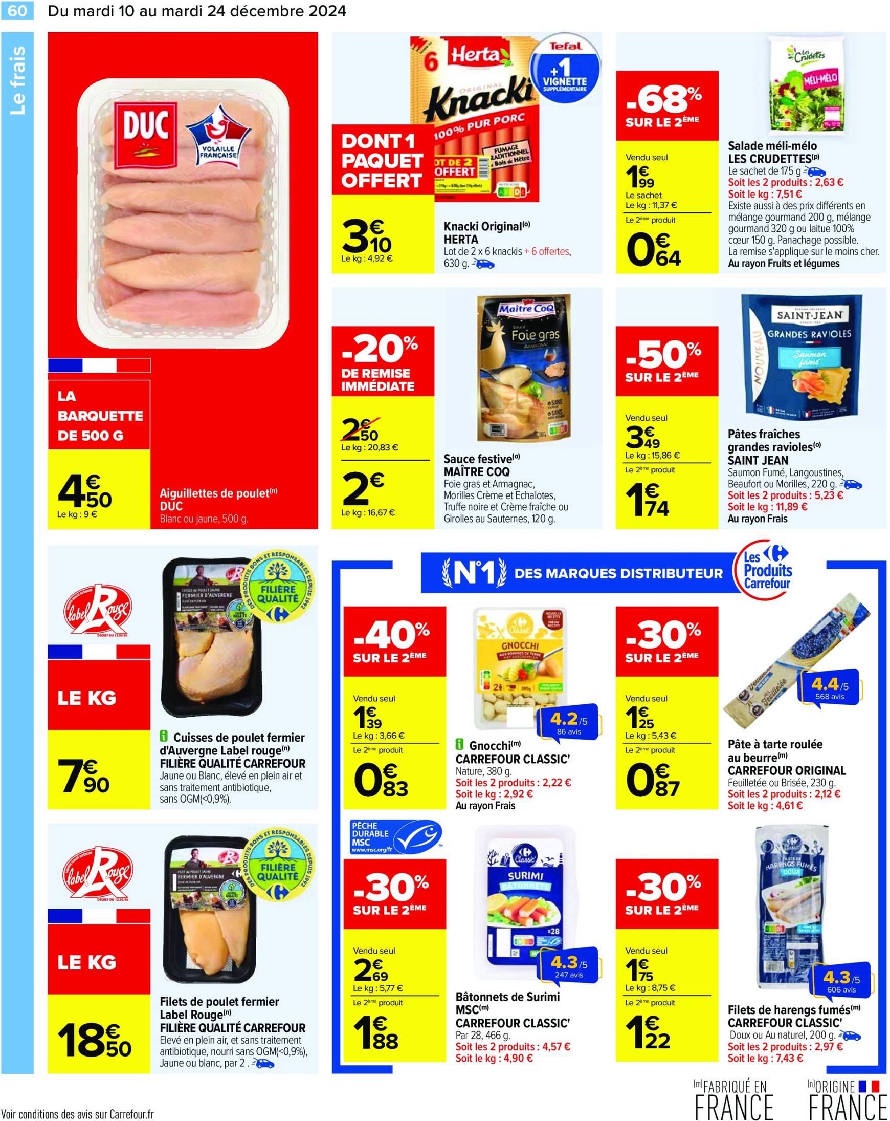 carrefour - Catalogue Carrefour valable dès 10/12 - 24/12 - page: 66