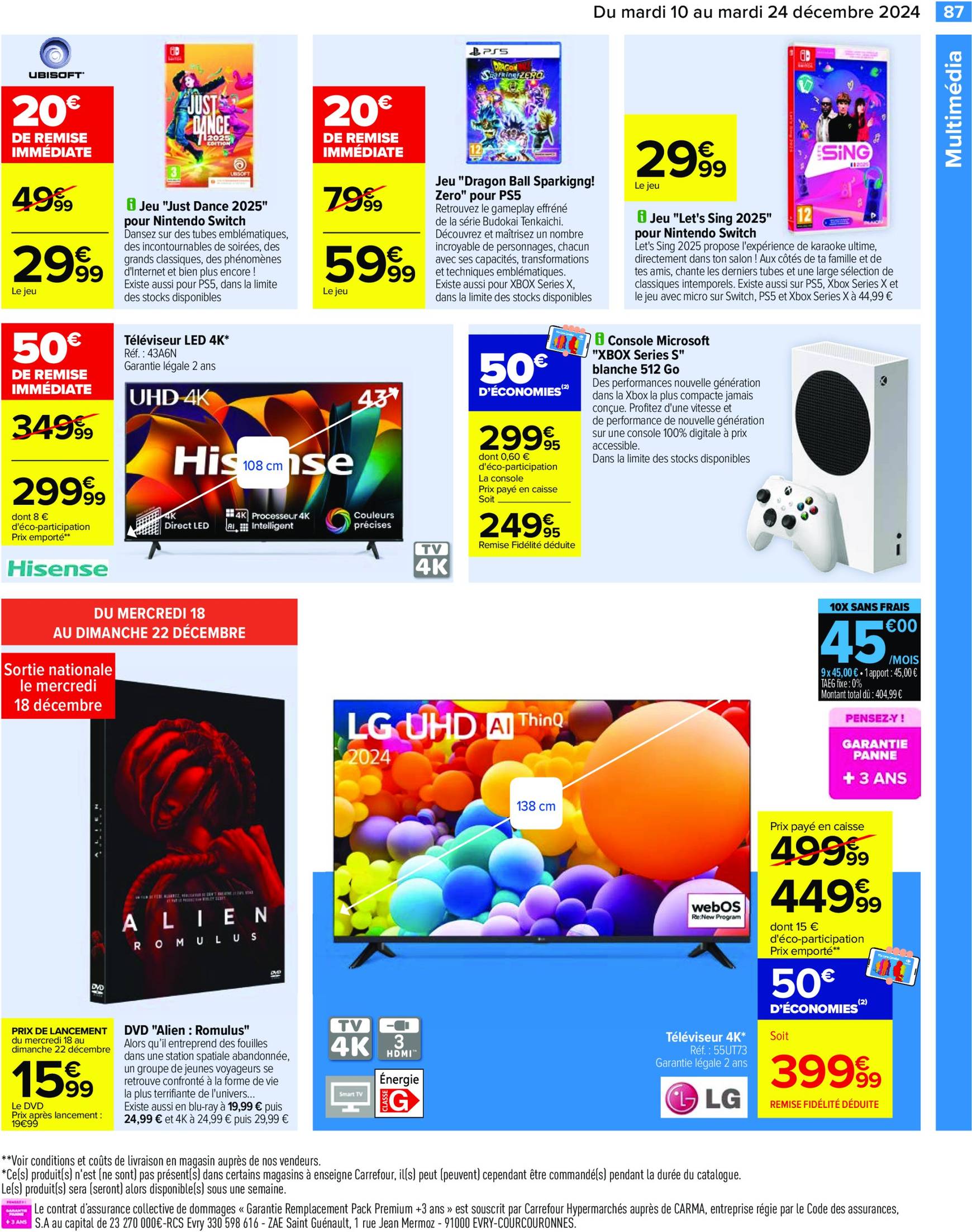 carrefour - Catalogue Carrefour valable dès 10/12 - 24/12 - page: 93