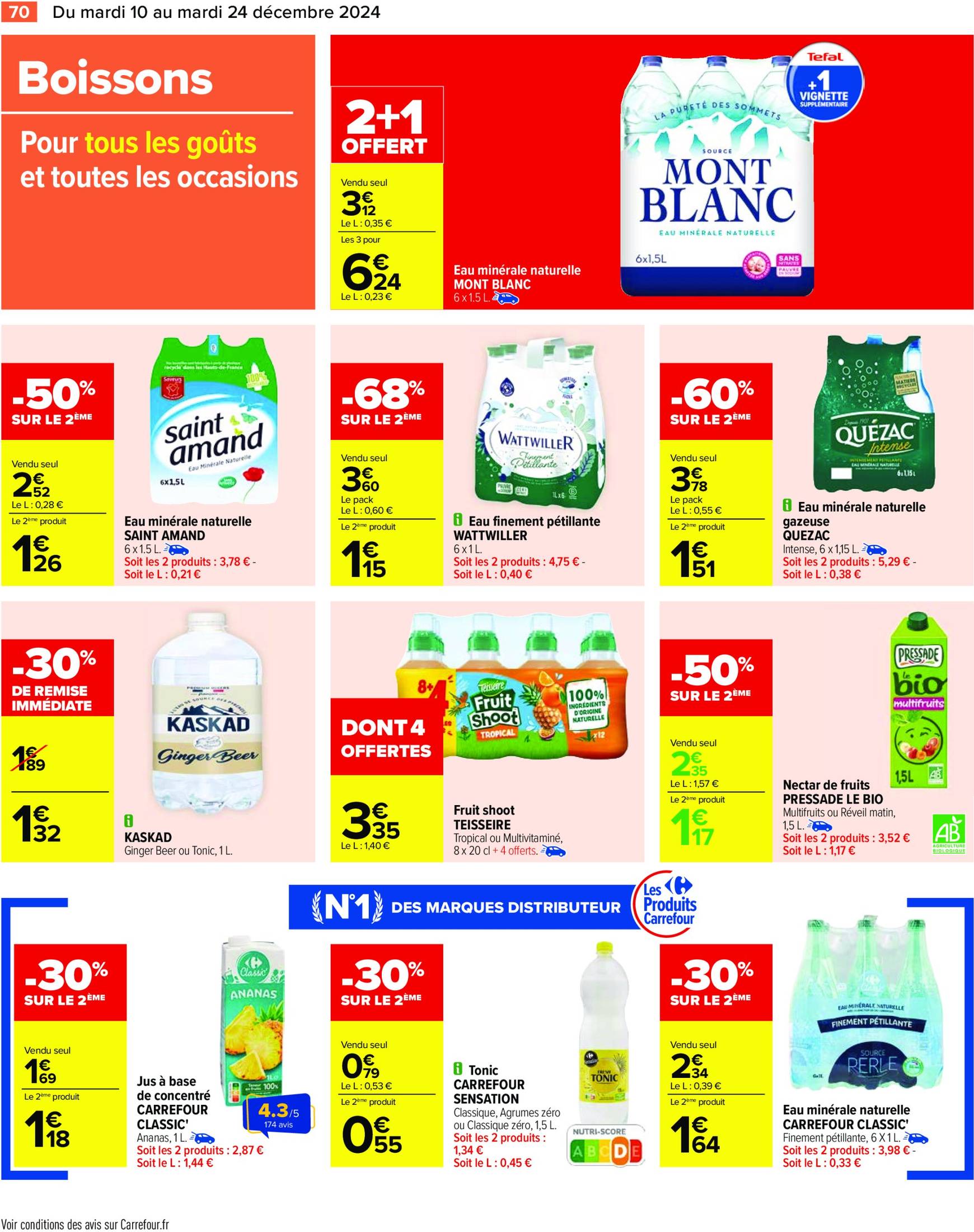 carrefour - Catalogue Carrefour valable dès 10/12 - 24/12 - page: 76