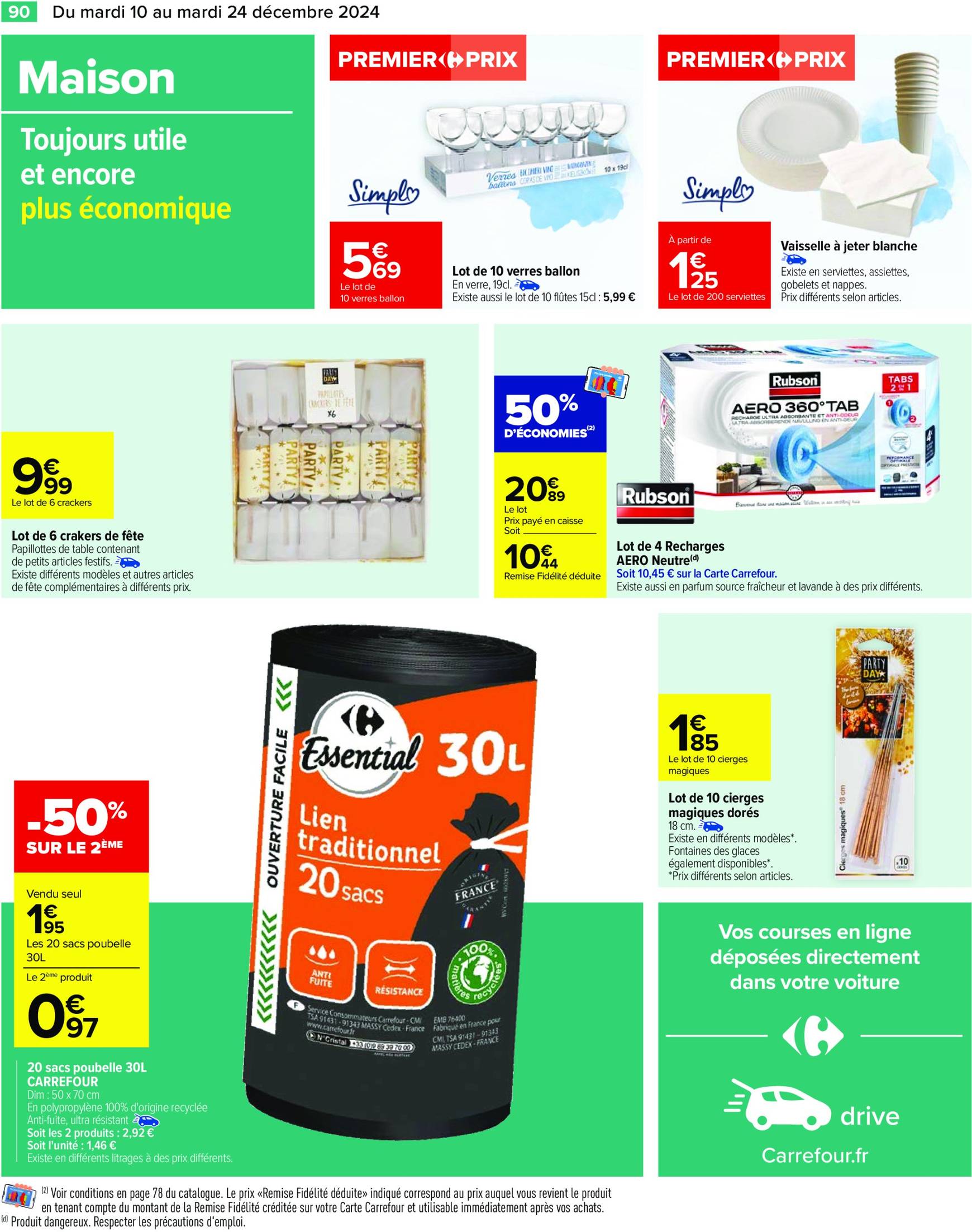 carrefour - Catalogue Carrefour valable dès 10/12 - 24/12 - page: 96