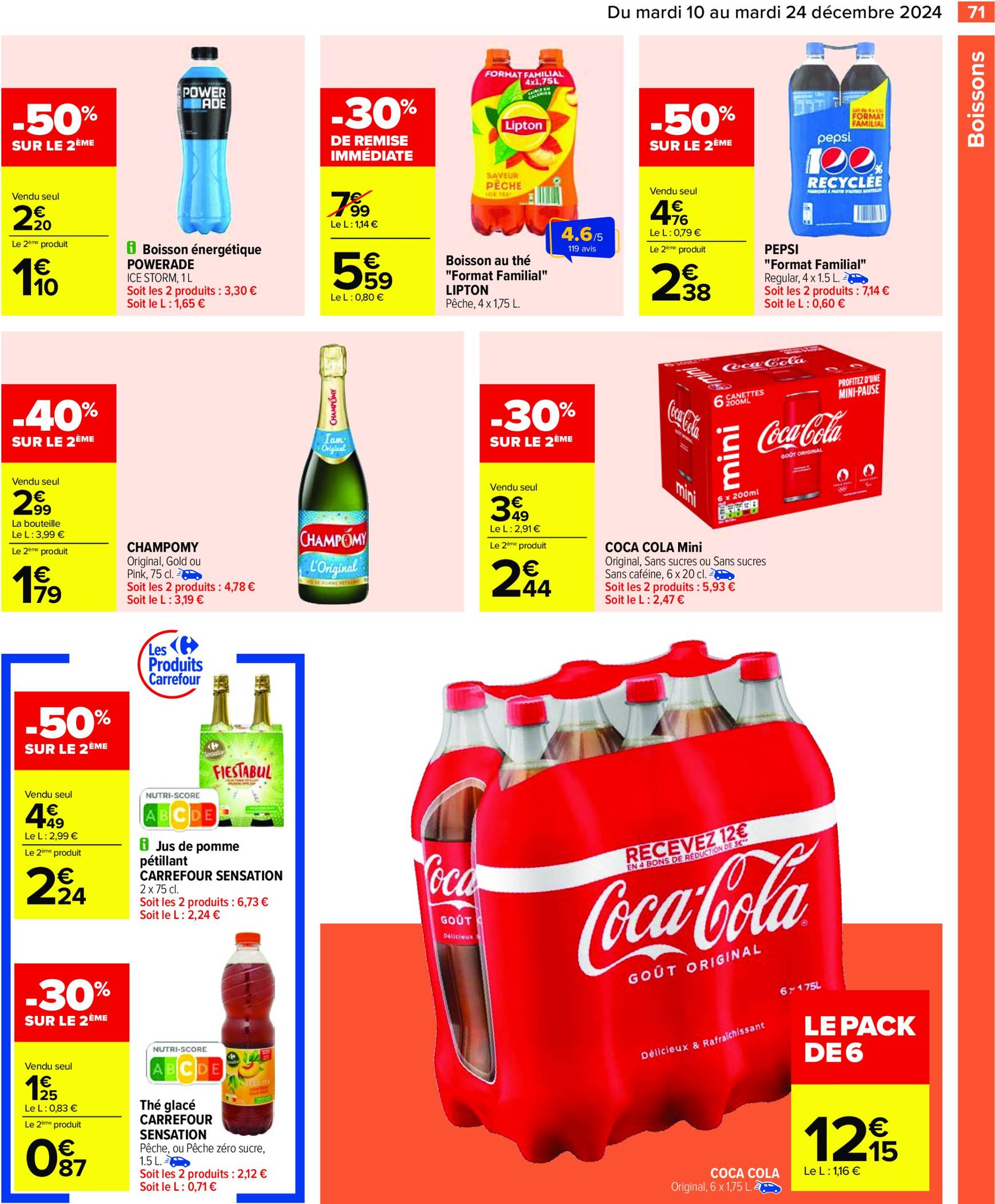 carrefour - Catalogue Carrefour valable dès 10/12 - 24/12 - page: 77