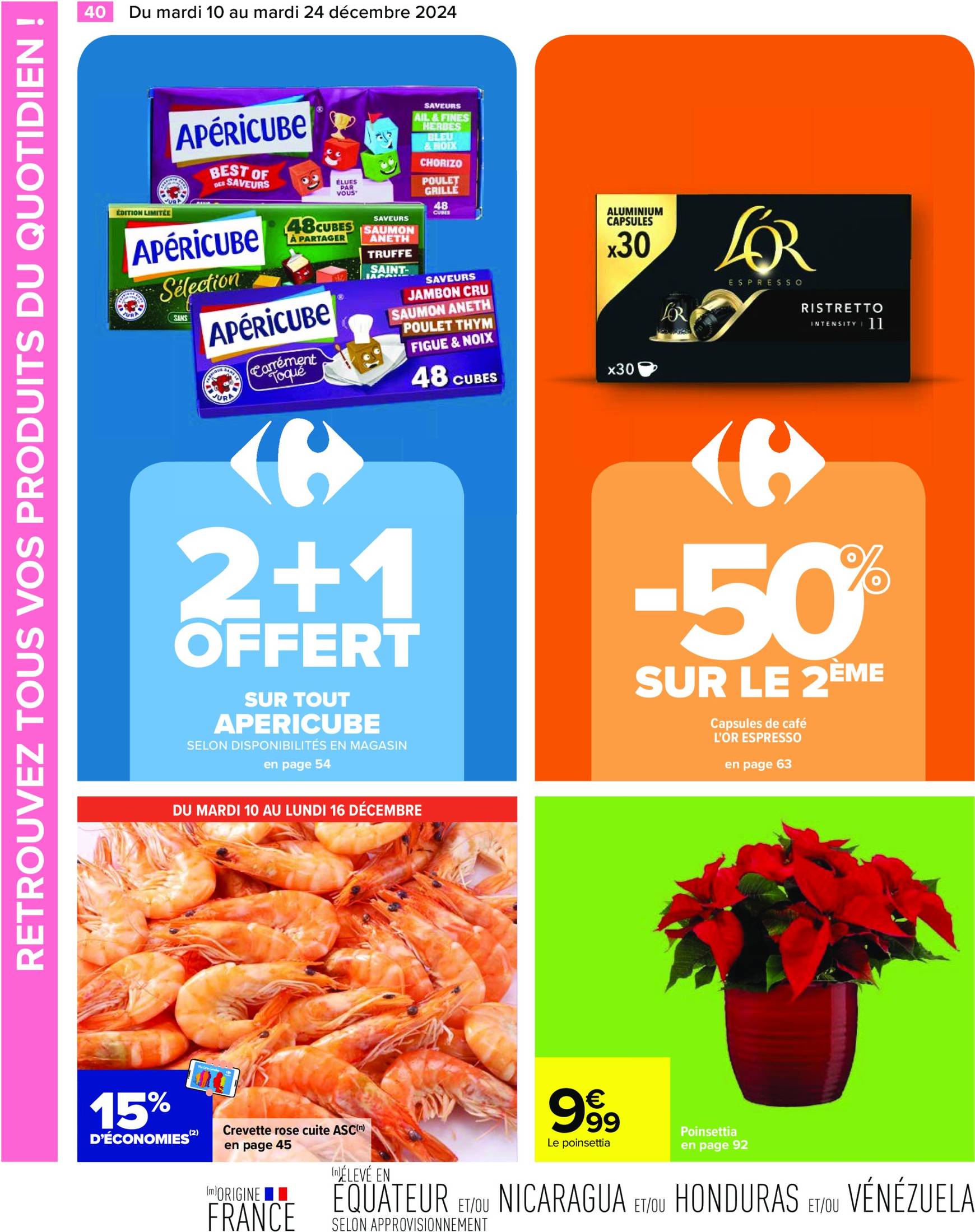 carrefour - Catalogue Carrefour valable dès 10/12 - 24/12 - page: 46