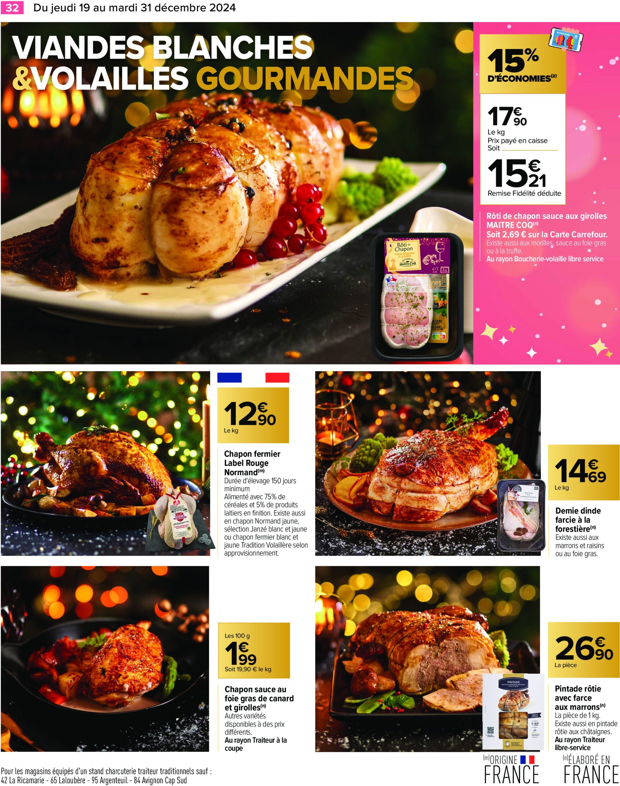 carrefour - Catalogue Carrefour valable dès 19/12 - 31/12 - page: 34