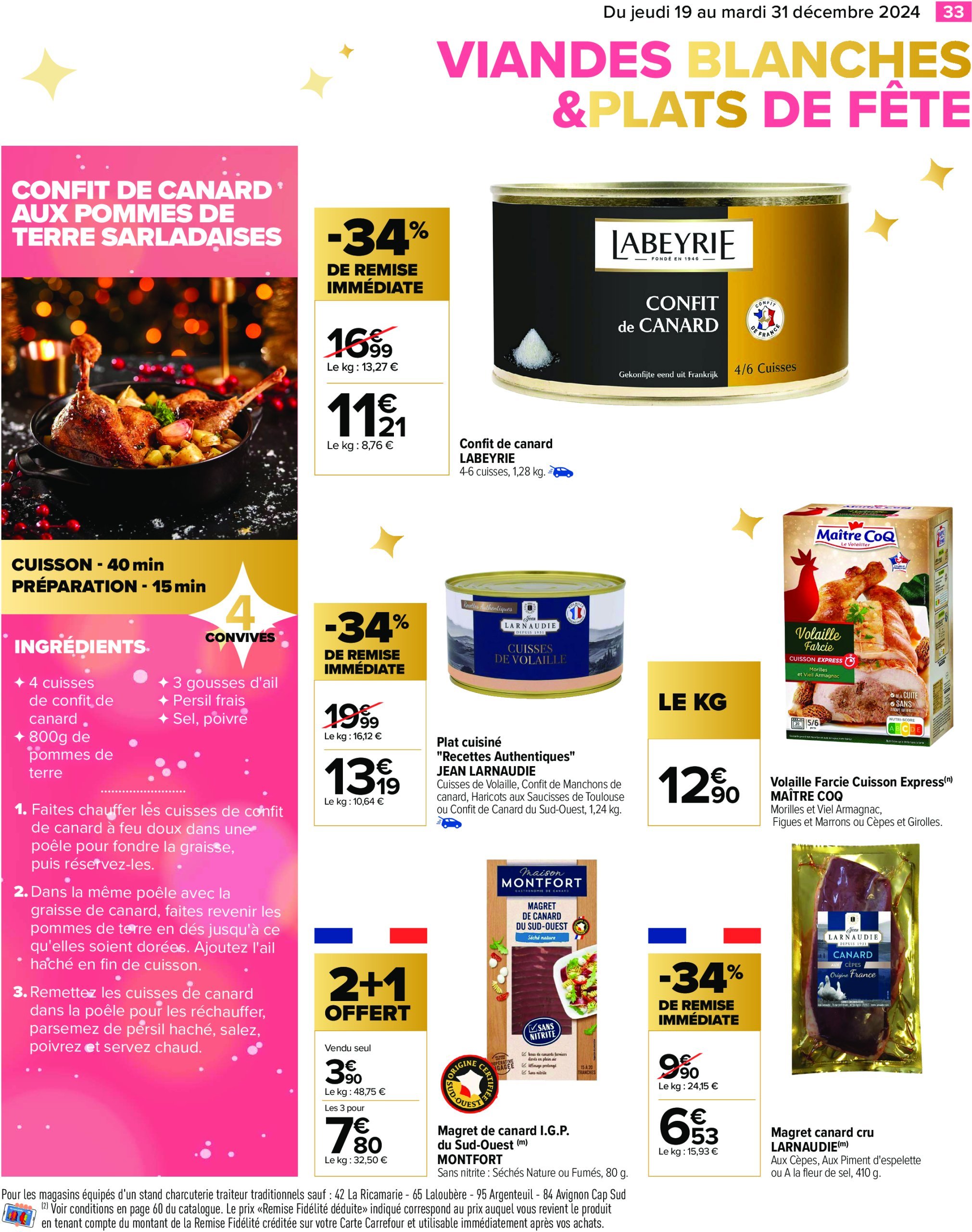 carrefour - Catalogue Carrefour valable dès 19/12 - 31/12 - page: 35