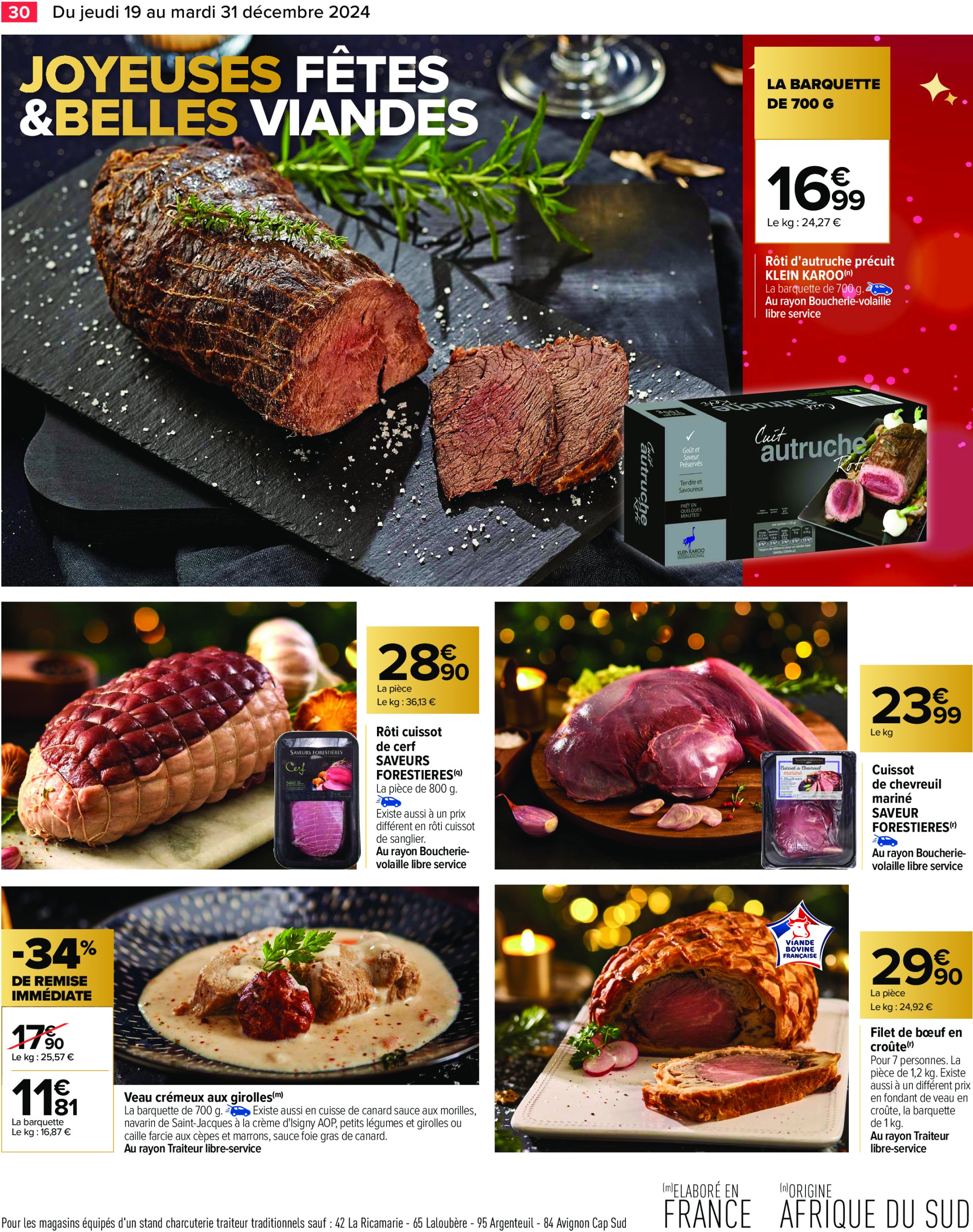 carrefour - Catalogue Carrefour valable dès 19/12 - 31/12 - page: 32