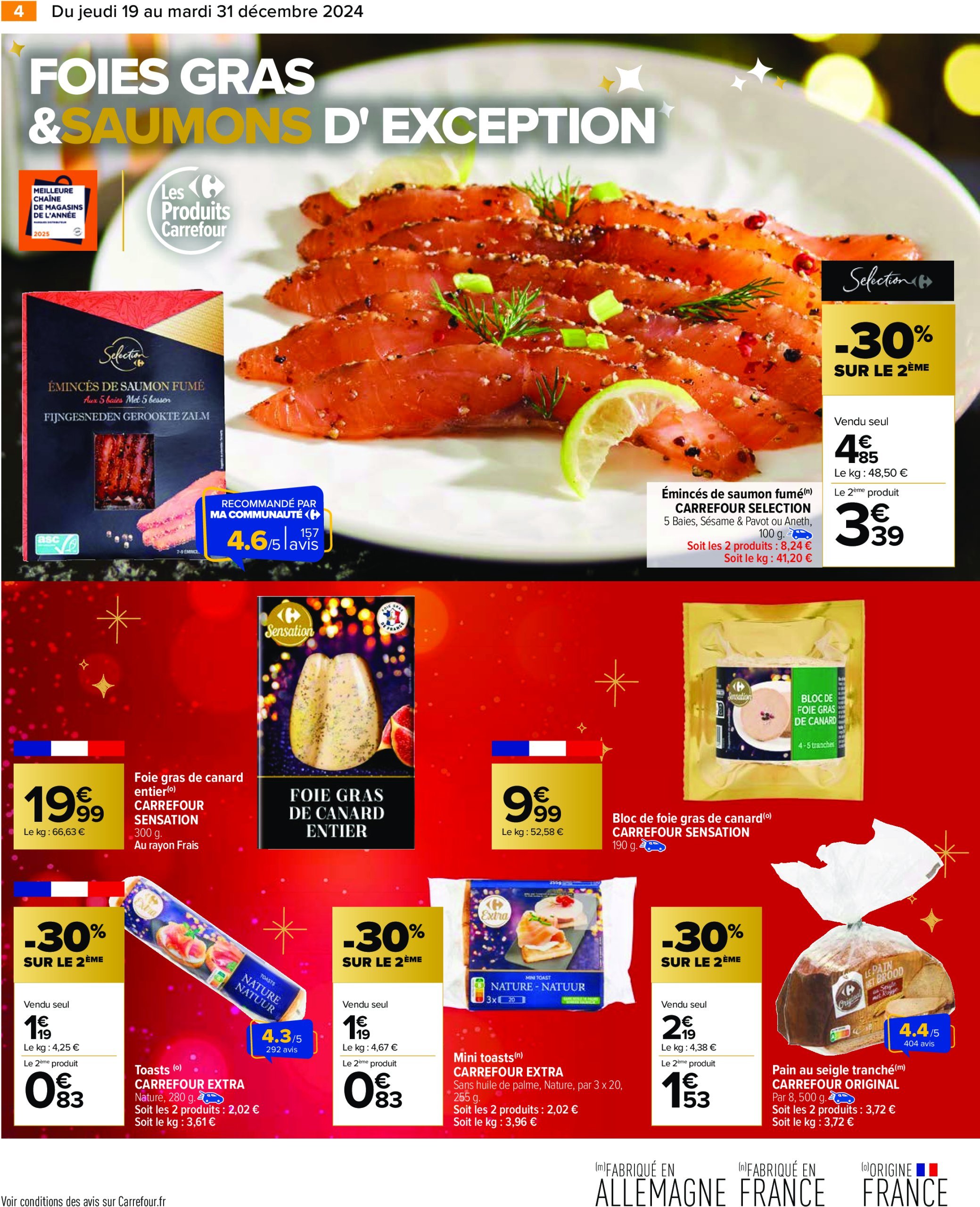 carrefour - Catalogue Carrefour valable dès 19/12 - 31/12 - page: 6