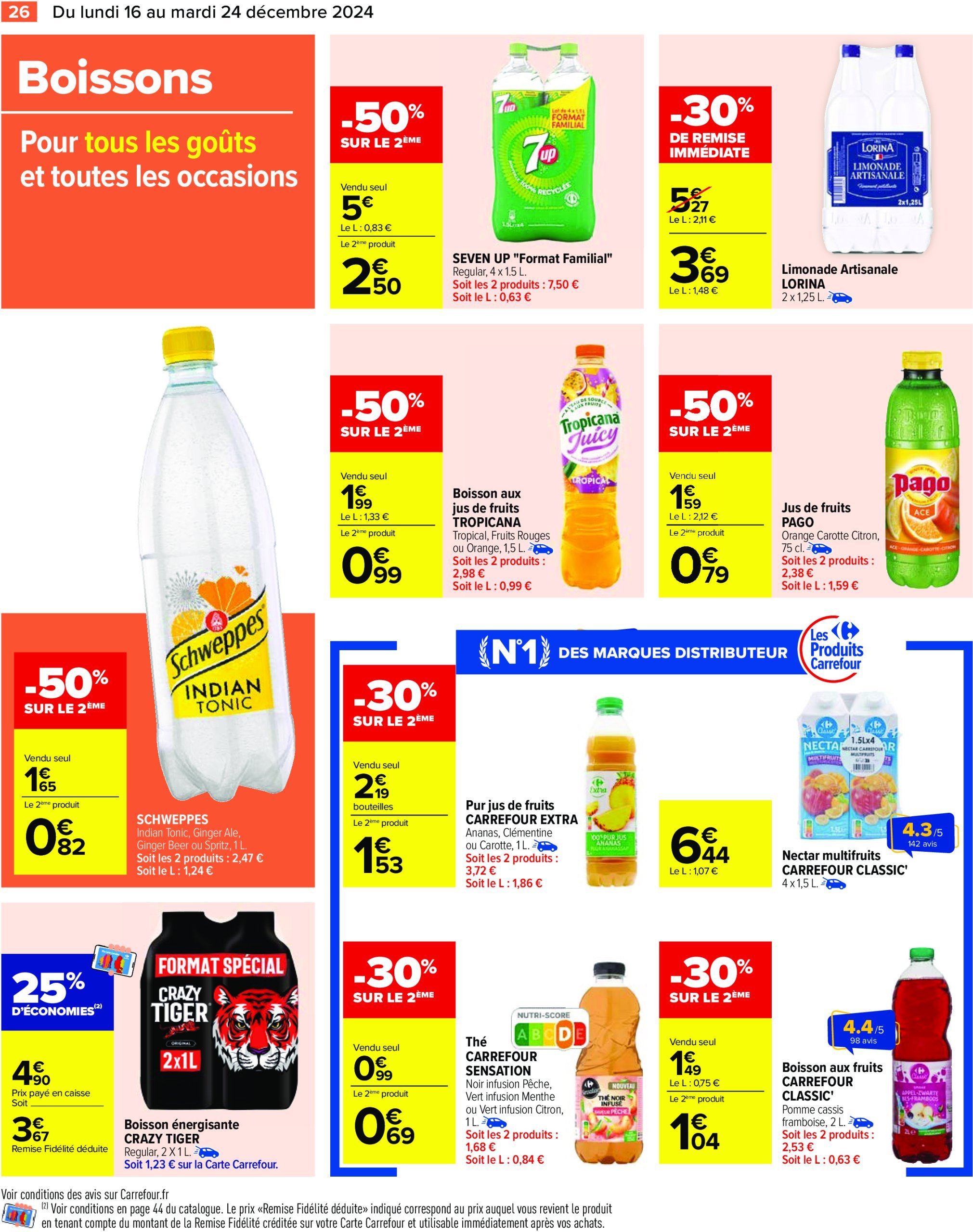 carrefour - Catalogue Carrefour valable dès 16/12 - 24/12 - page: 32