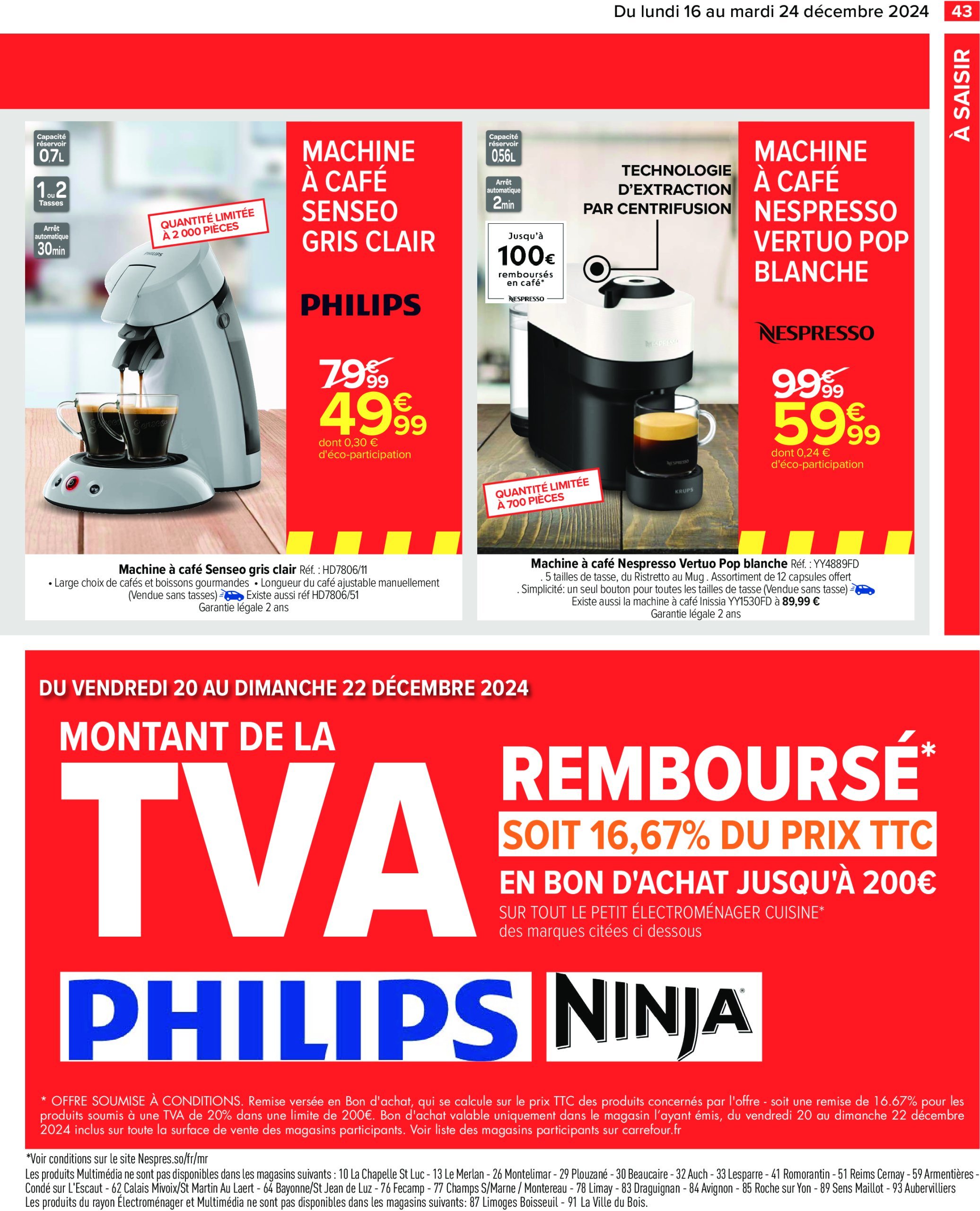 carrefour - Catalogue Carrefour valable dès 16/12 - 24/12 - page: 49