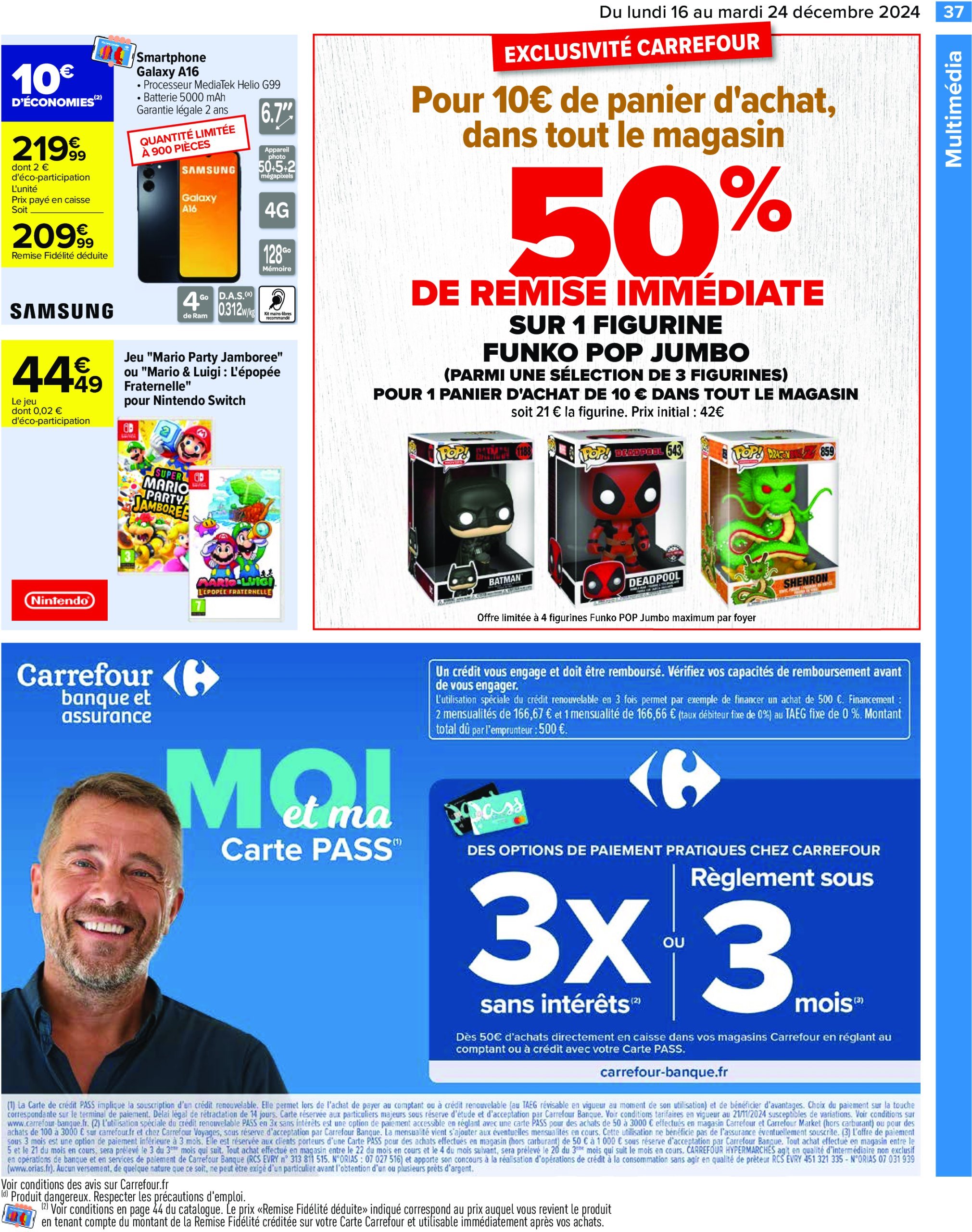 carrefour - Catalogue Carrefour valable dès 16/12 - 24/12 - page: 43