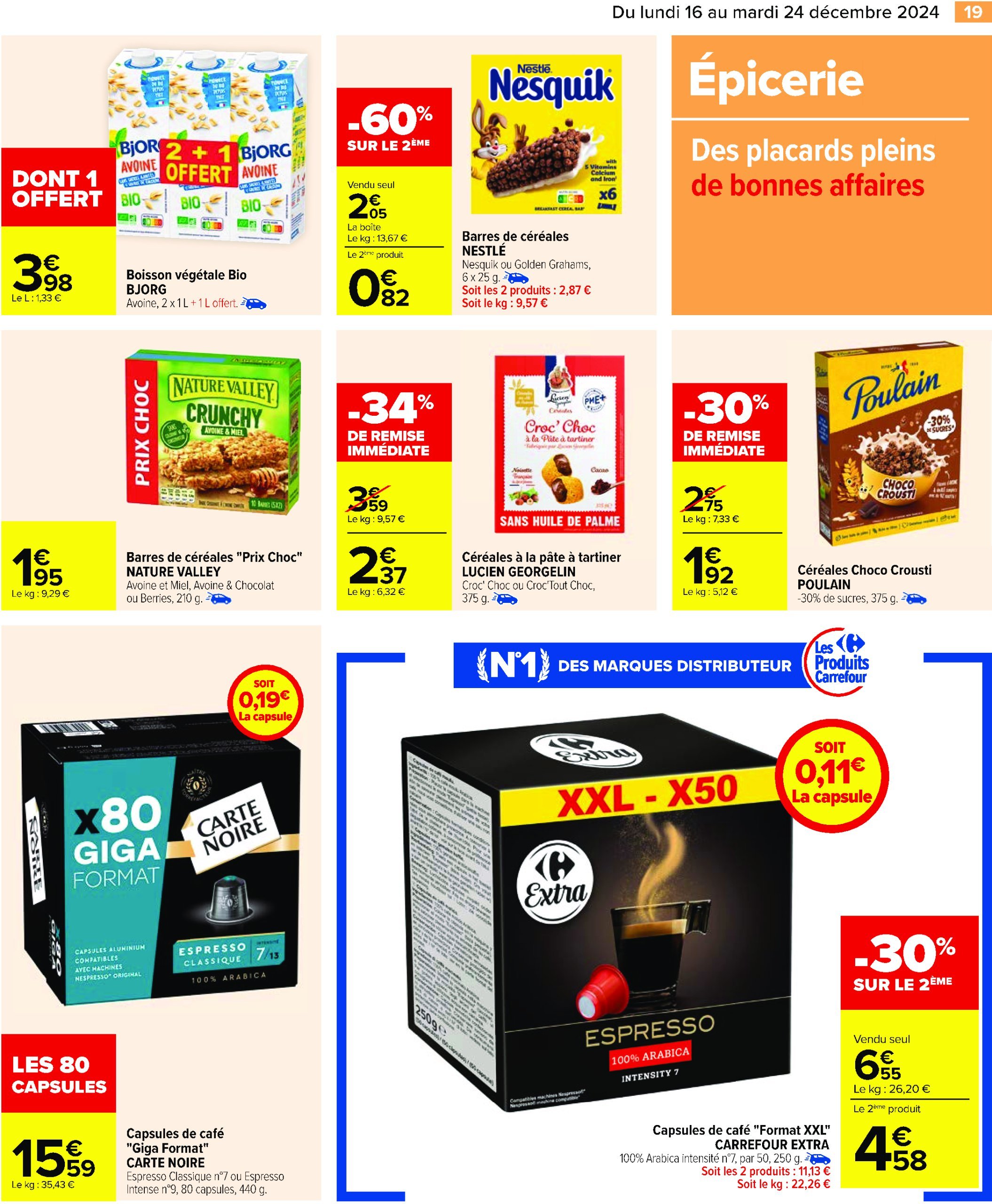 carrefour - Catalogue Carrefour valable dès 16/12 - 24/12 - page: 25