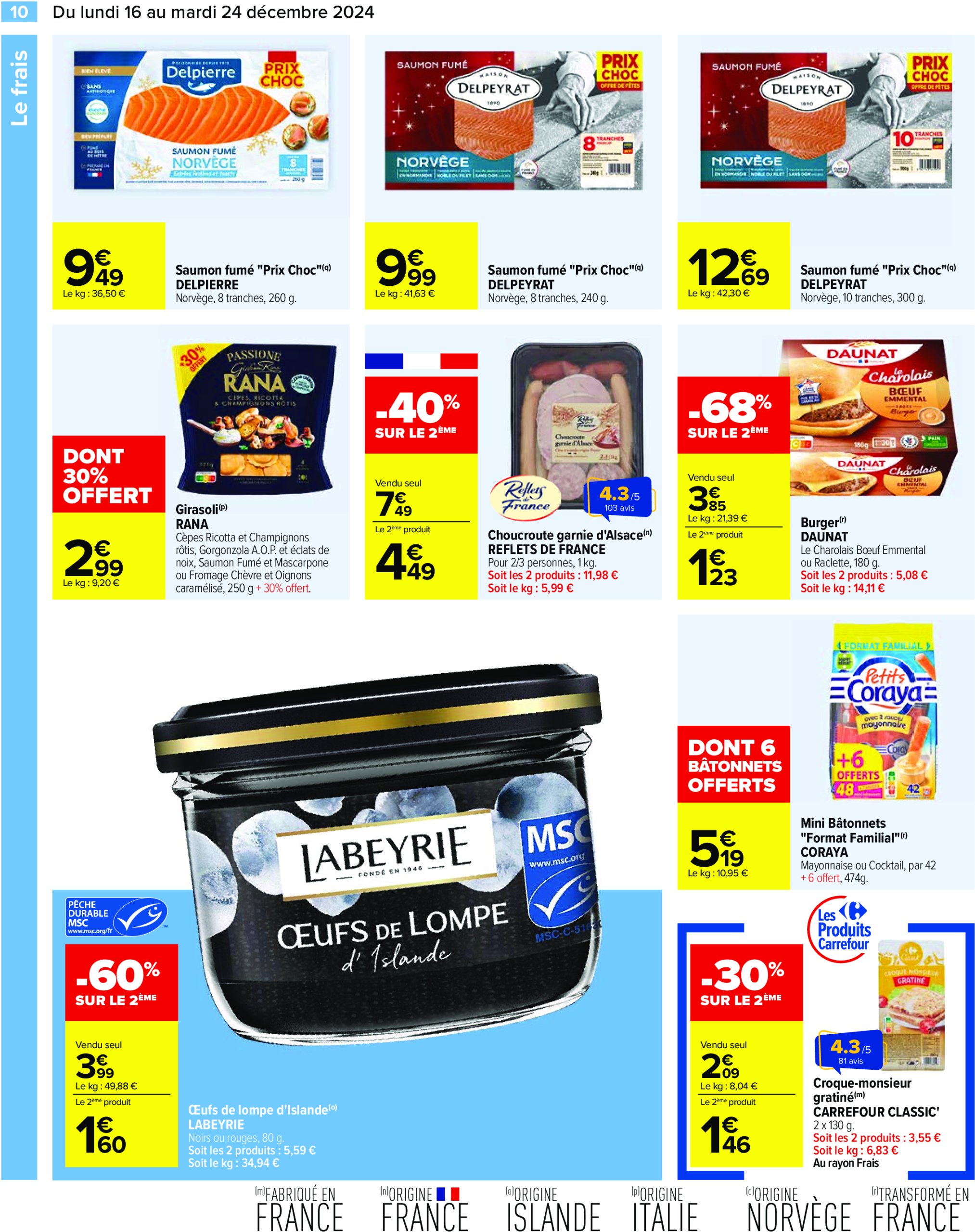 carrefour - Catalogue Carrefour valable dès 16/12 - 24/12 - page: 16