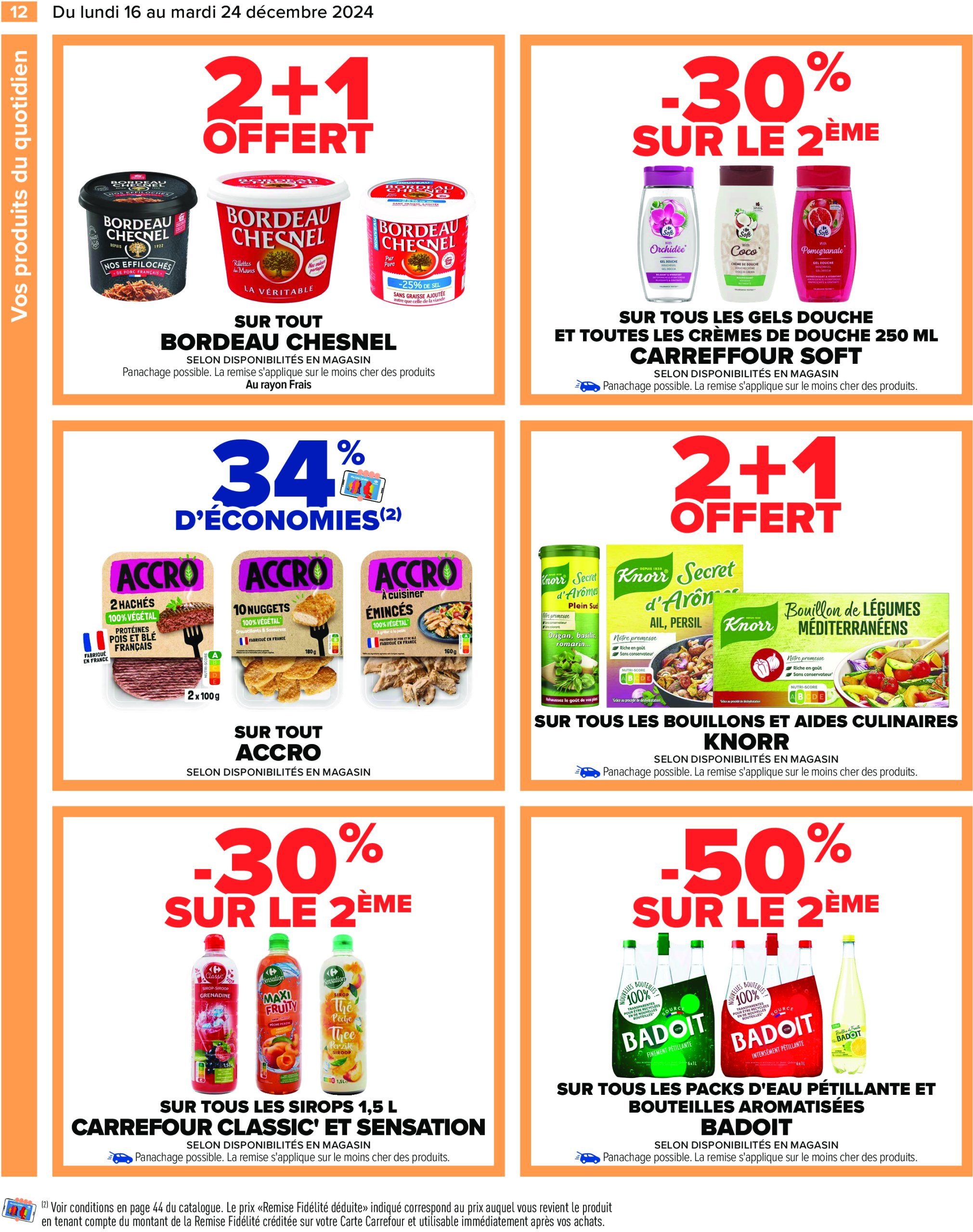 carrefour - Catalogue Carrefour valable dès 16/12 - 24/12 - page: 18