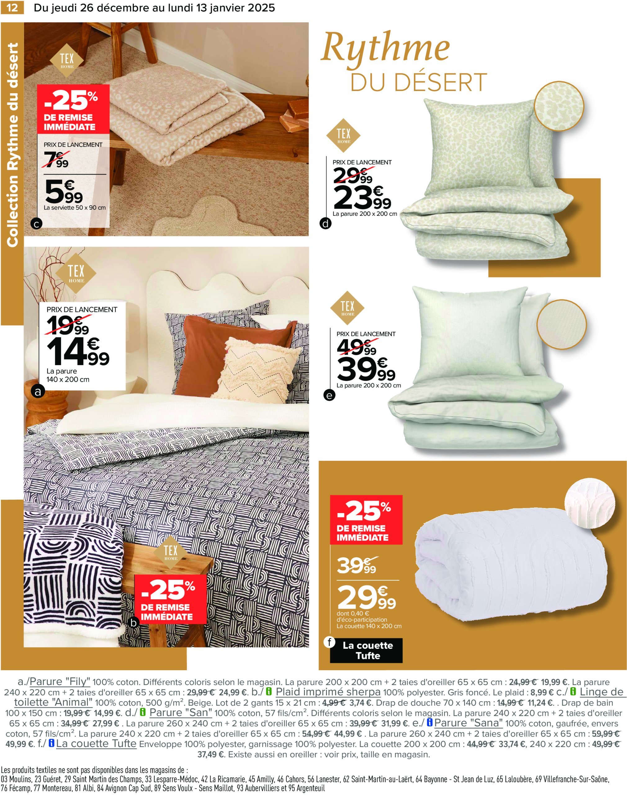 carrefour - Catalogue Carrefour - Le Blanc valable dès 26/12 - 13/01 - page: 14