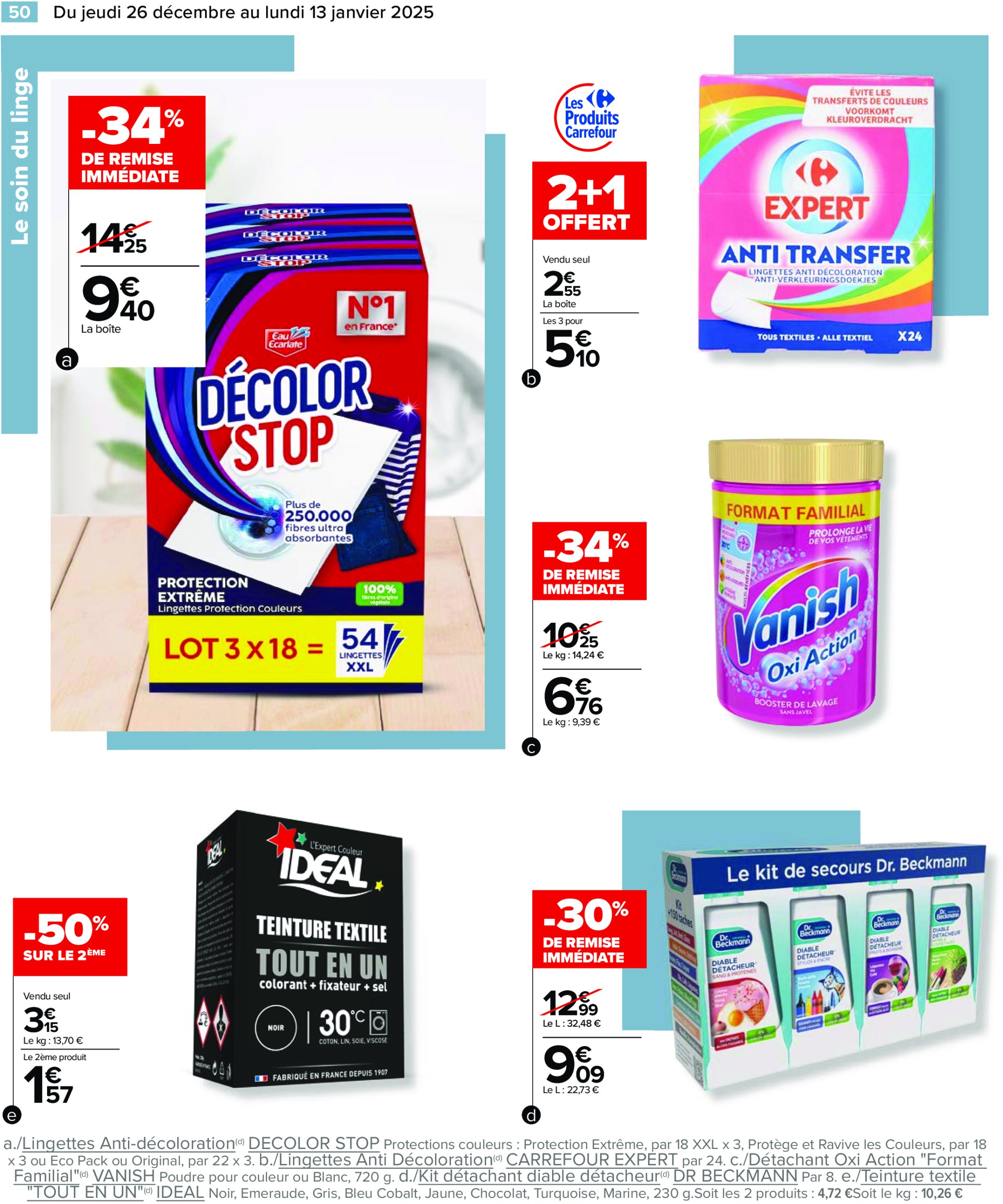 carrefour - Catalogue Carrefour - Le Blanc valable dès 26/12 - 13/01 - page: 52