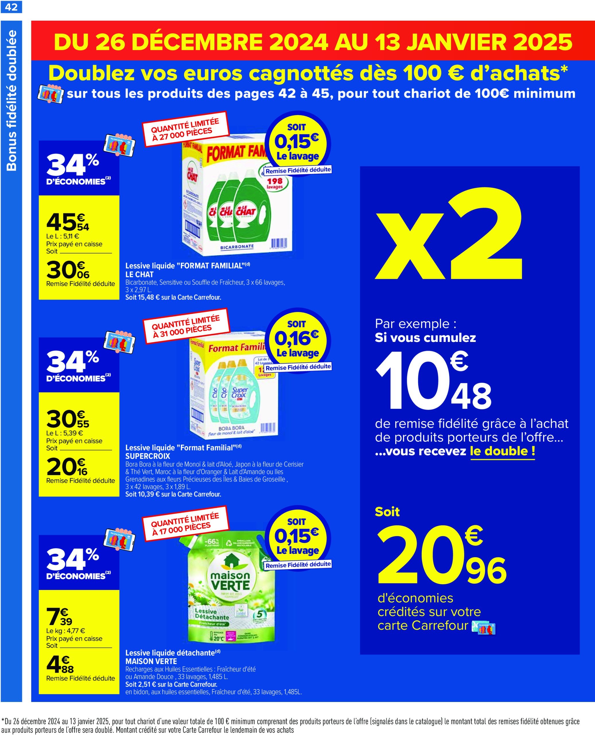 carrefour - Catalogue Carrefour - Le Blanc valable dès 26/12 - 13/01 - page: 44