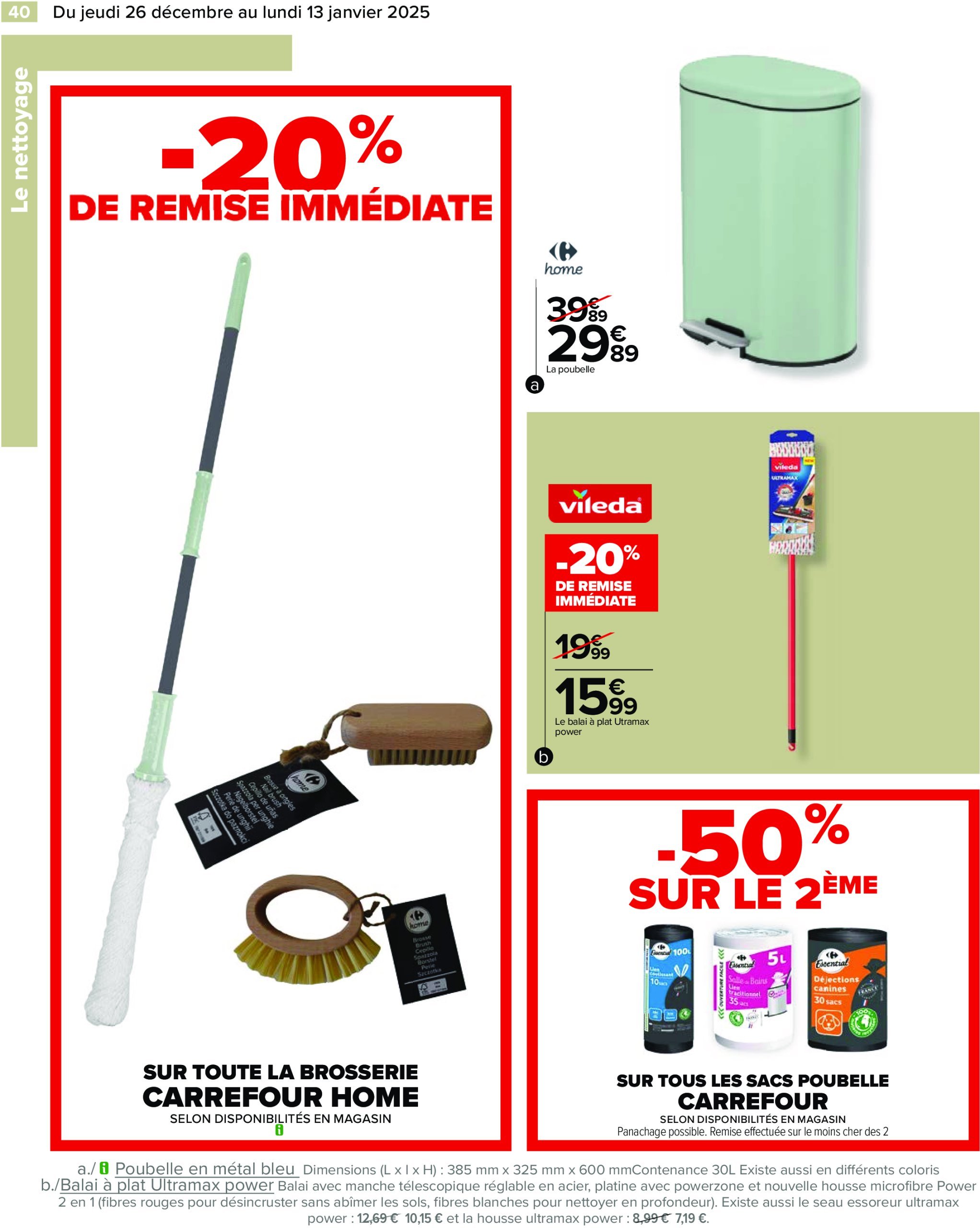 carrefour - Catalogue Carrefour - Le Blanc valable dès 26/12 - 13/01 - page: 42