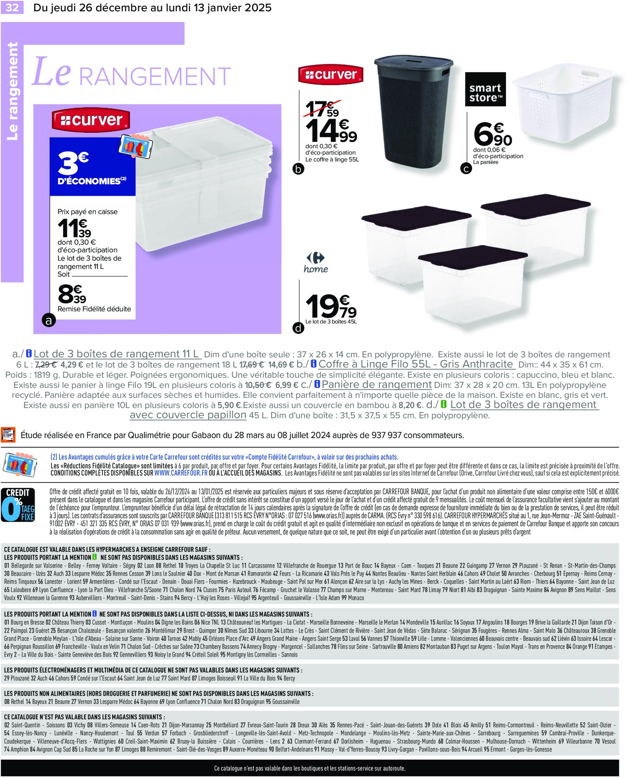 carrefour - Catalogue Carrefour - Le Blanc valable dès 26/12 - 13/01 - page: 34