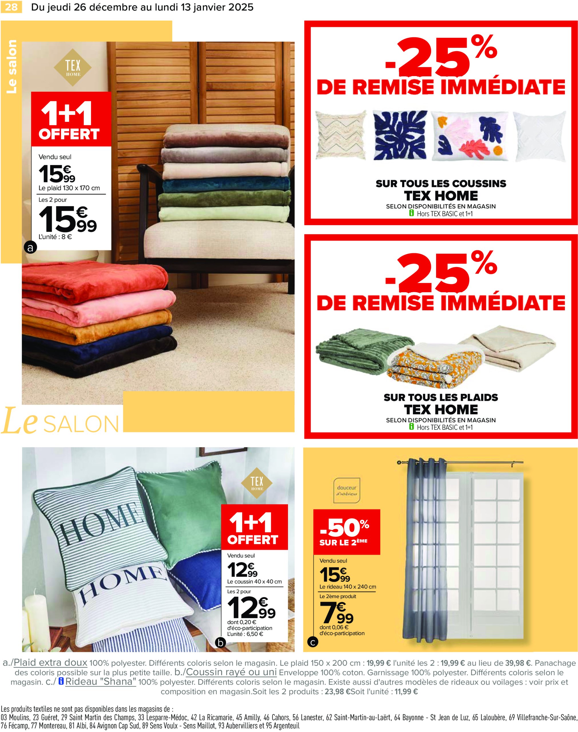 carrefour - Catalogue Carrefour - Le Blanc valable dès 26/12 - 13/01 - page: 30