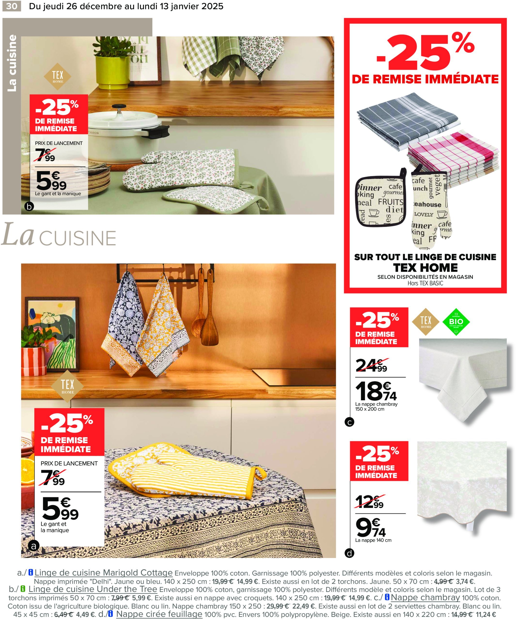 carrefour - Catalogue Carrefour - Le Blanc valable dès 26/12 - 13/01 - page: 32