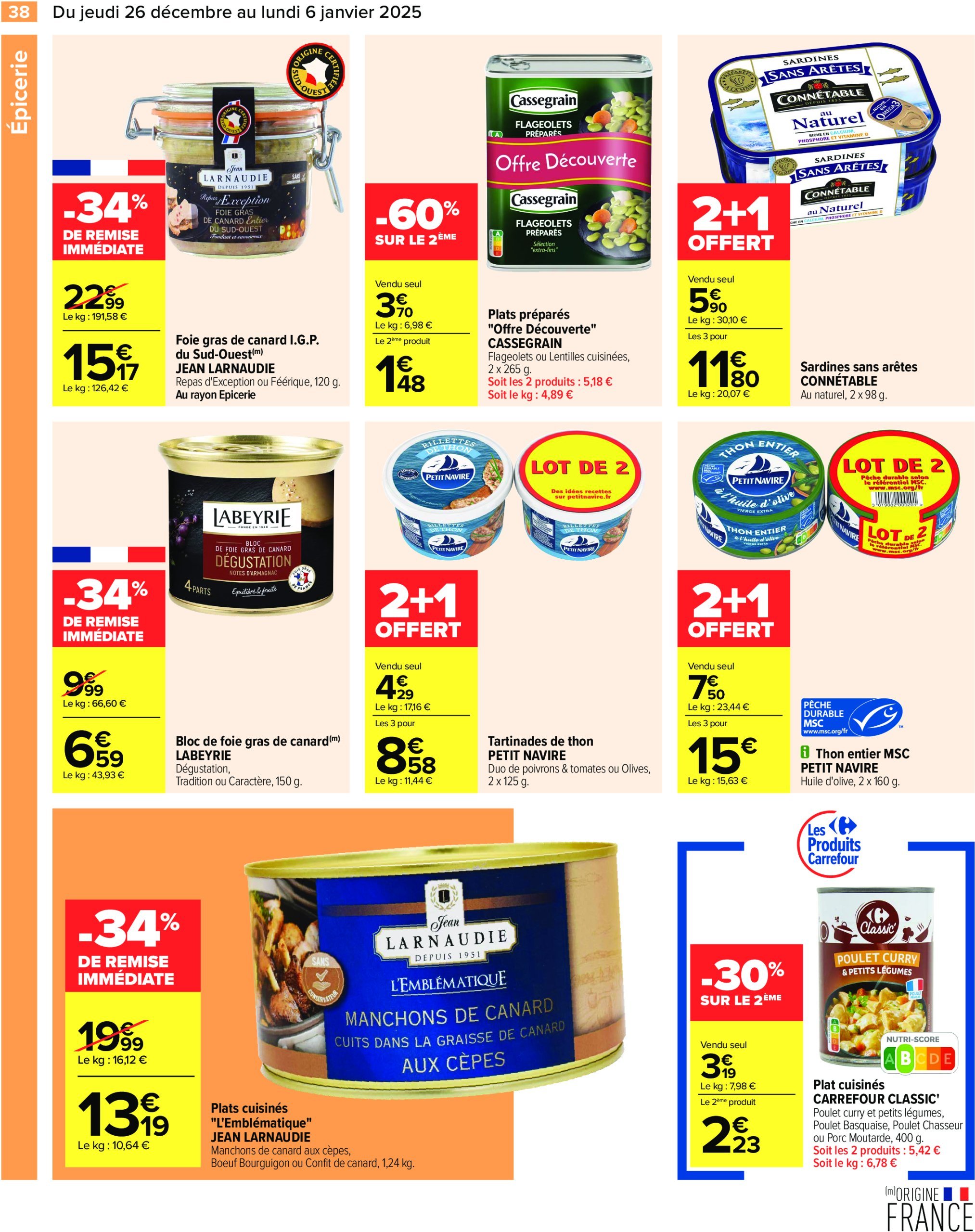 carrefour - Catalogue Carrefour valable dès 26/12 - 06/01 - page: 44