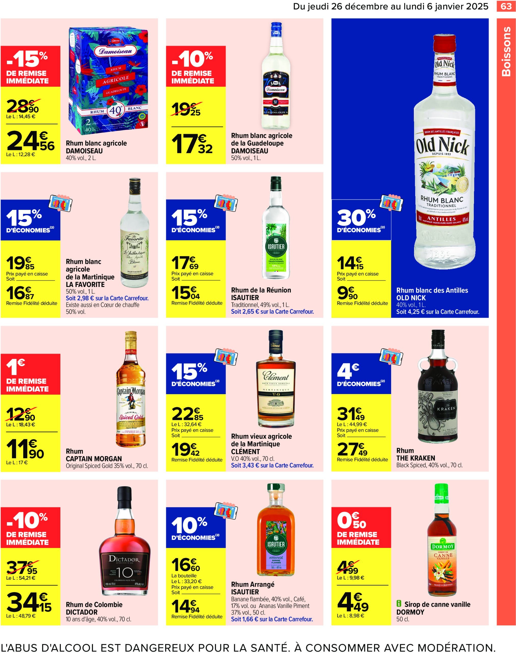 carrefour - Catalogue Carrefour valable dès 26/12 - 06/01 - page: 69