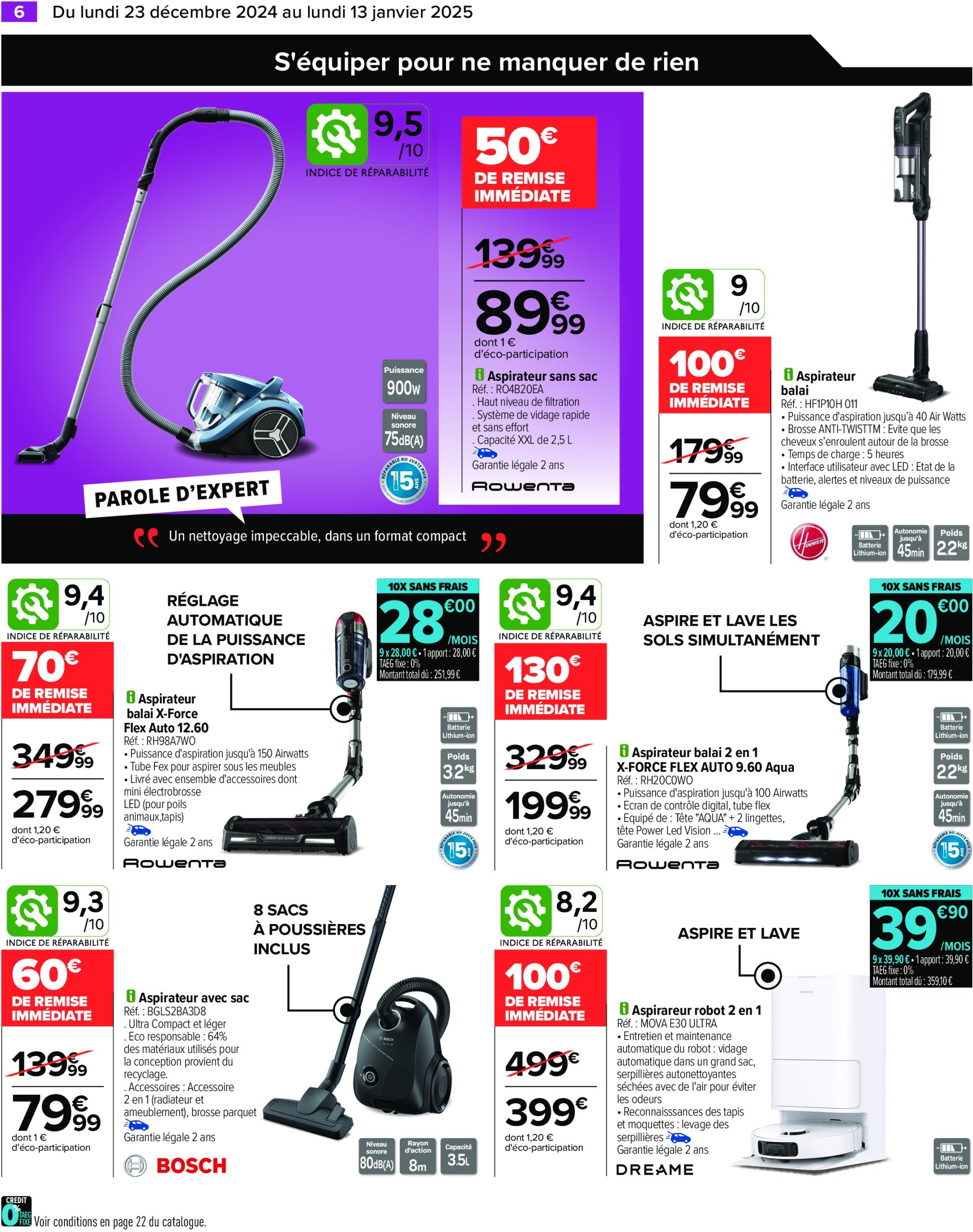 carrefour - Catalogue Carrefour - Électroménager valable dès 23/12 - 13/01 - page: 10