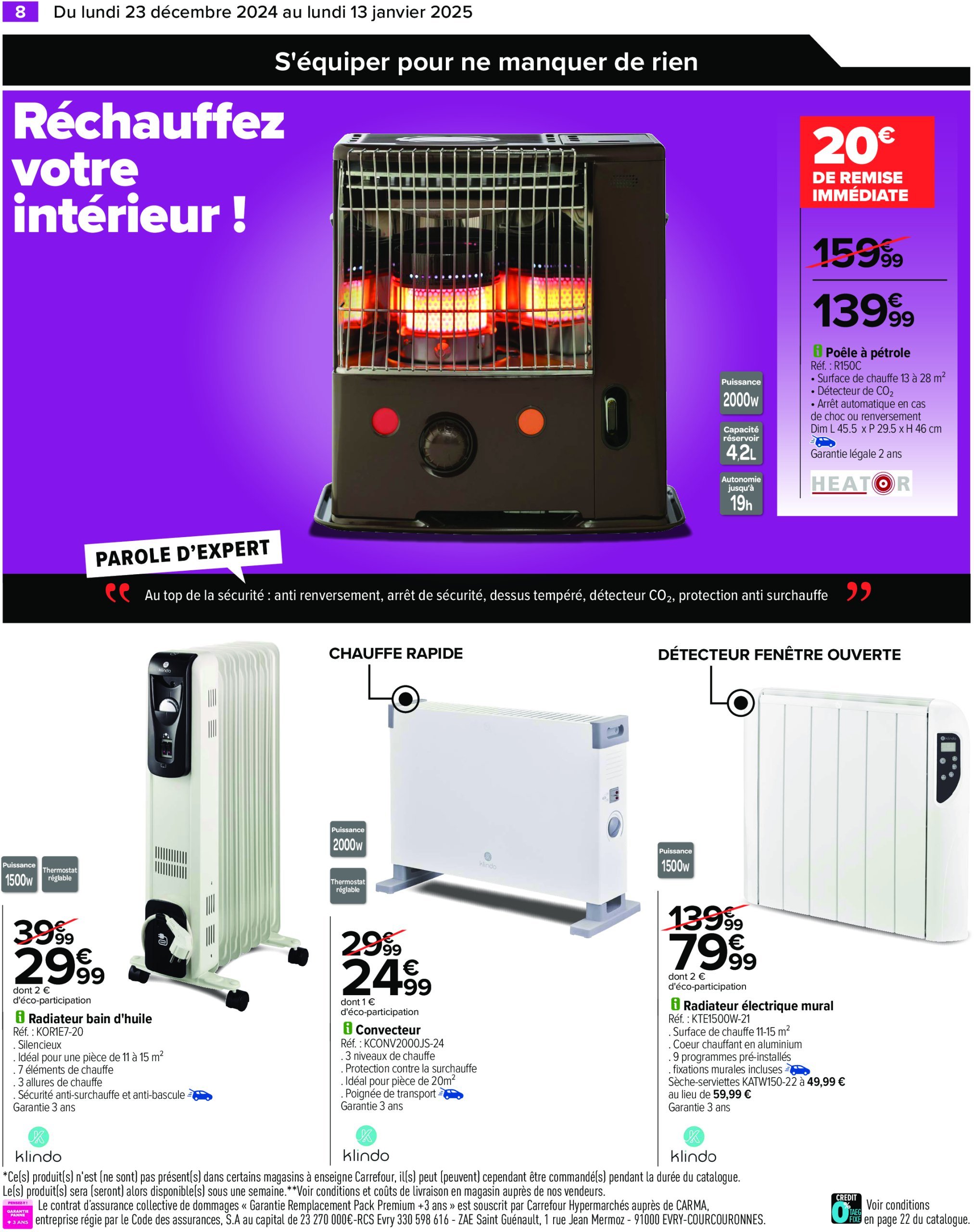 carrefour - Catalogue Carrefour - Électroménager valable dès 23/12 - 13/01 - page: 12