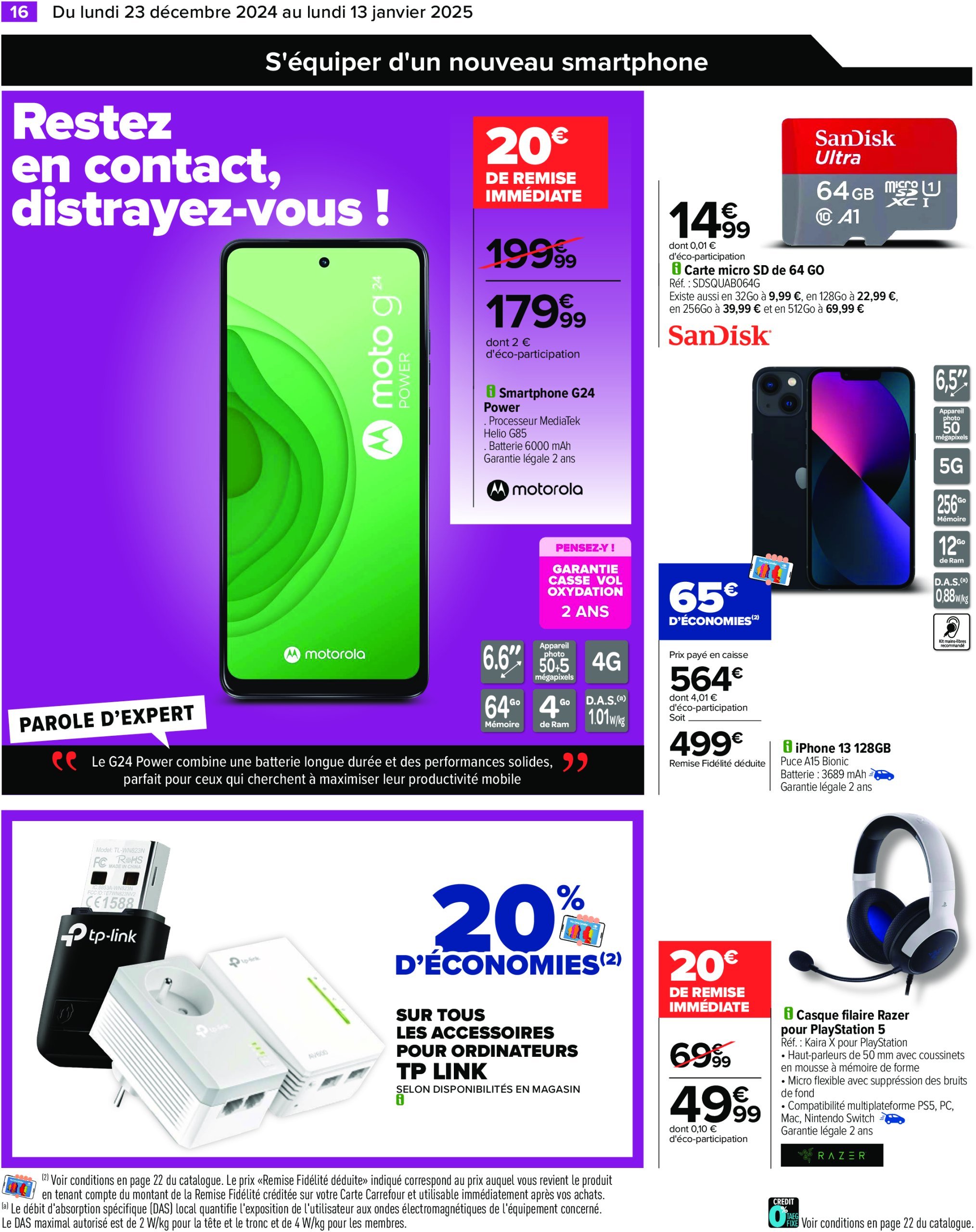 carrefour - Catalogue Carrefour - Électroménager valable dès 23/12 - 13/01 - page: 20