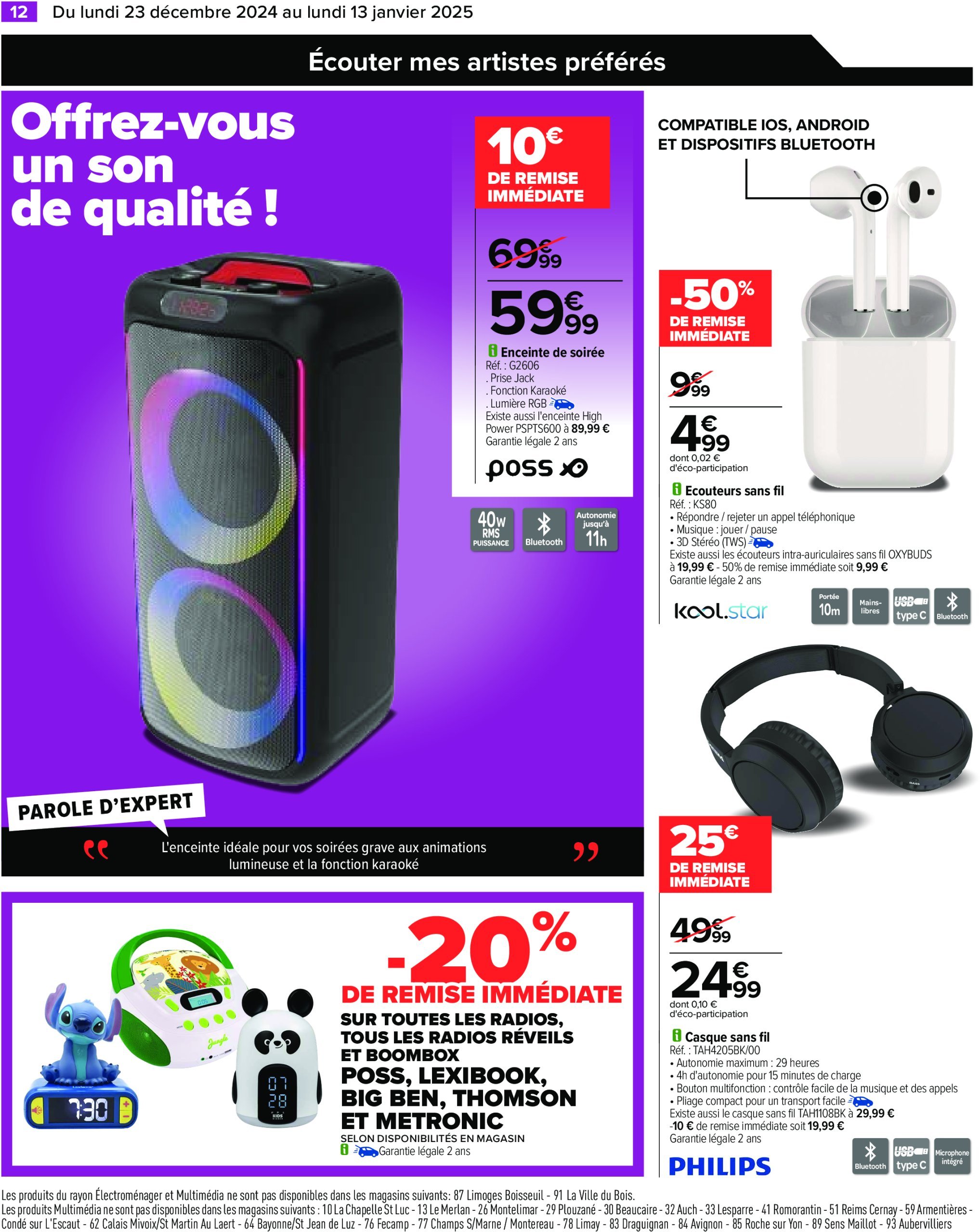 carrefour - Catalogue Carrefour - Électroménager valable dès 23/12 - 13/01 - page: 16