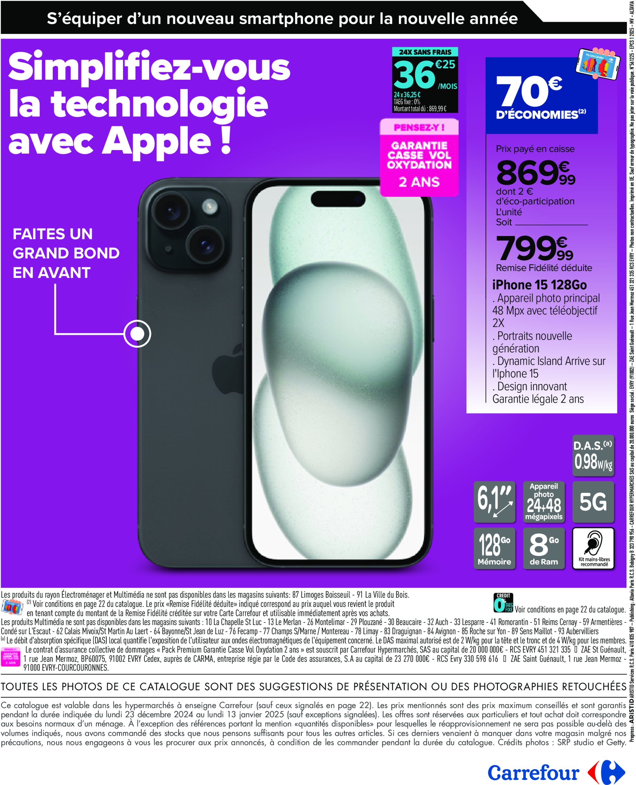 carrefour - Catalogue Carrefour - Électroménager valable dès 23/12 - 13/01 - page: 2