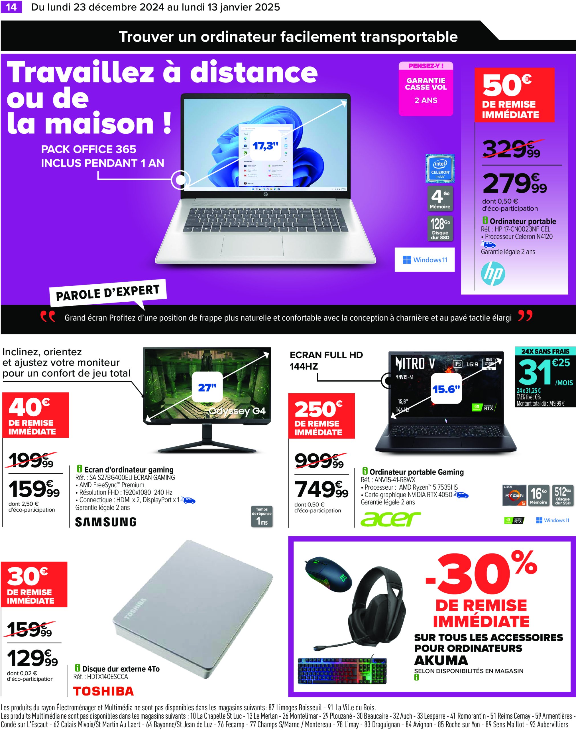 carrefour - Catalogue Carrefour - Électroménager valable dès 23/12 - 13/01 - page: 18