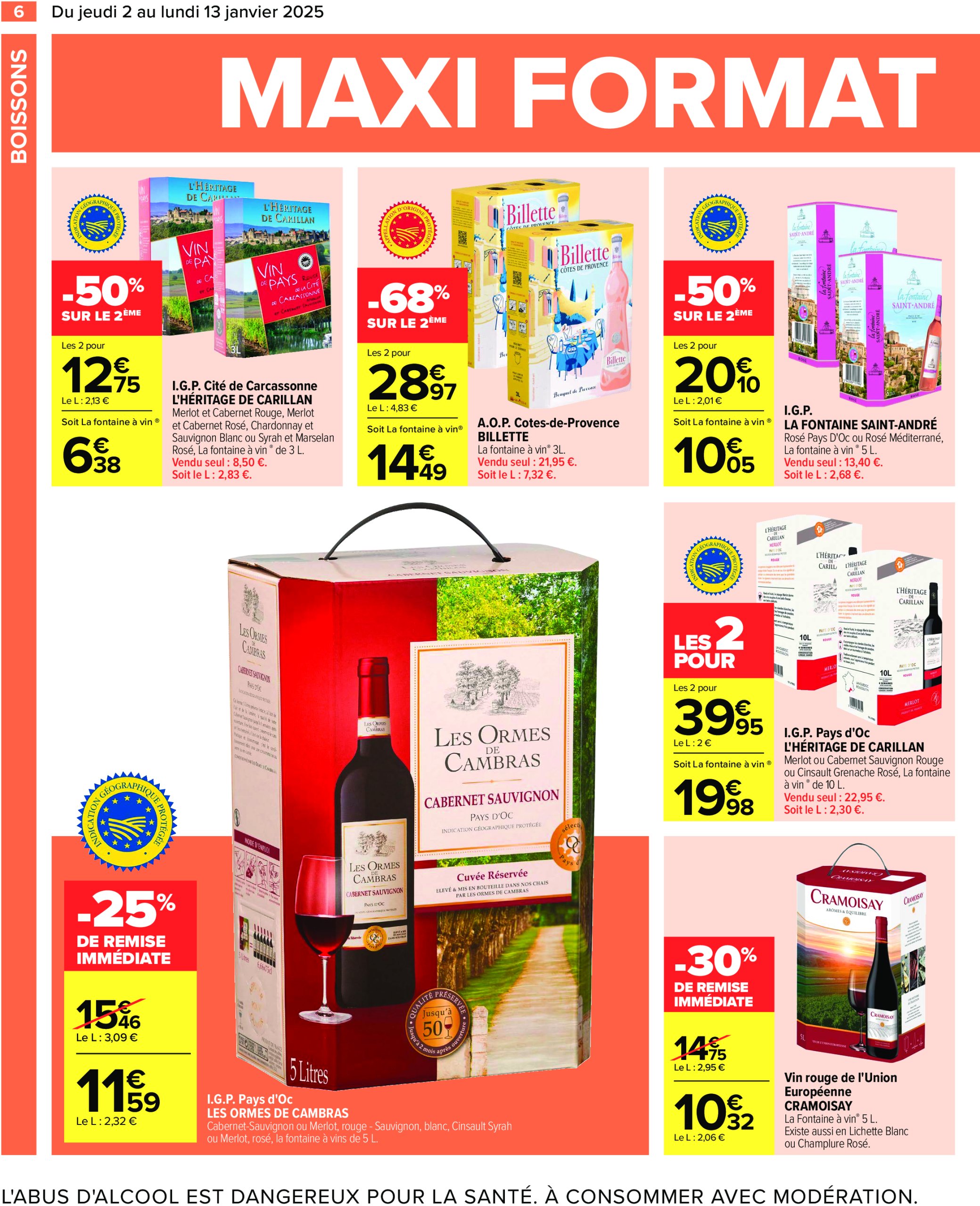 carrefour - Catalogue Carrefour valable dès 02/01 - 13/01 - page: 8