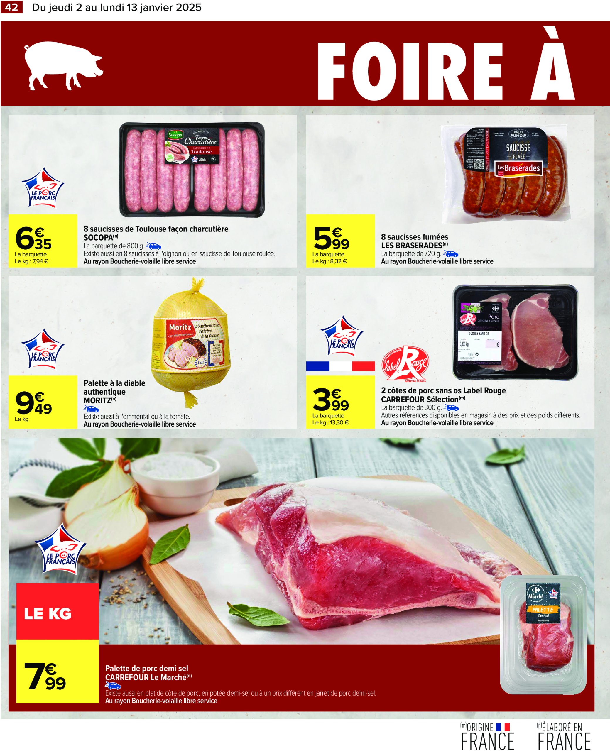 carrefour - Catalogue Carrefour valable dès 02/01 - 13/01 - page: 44