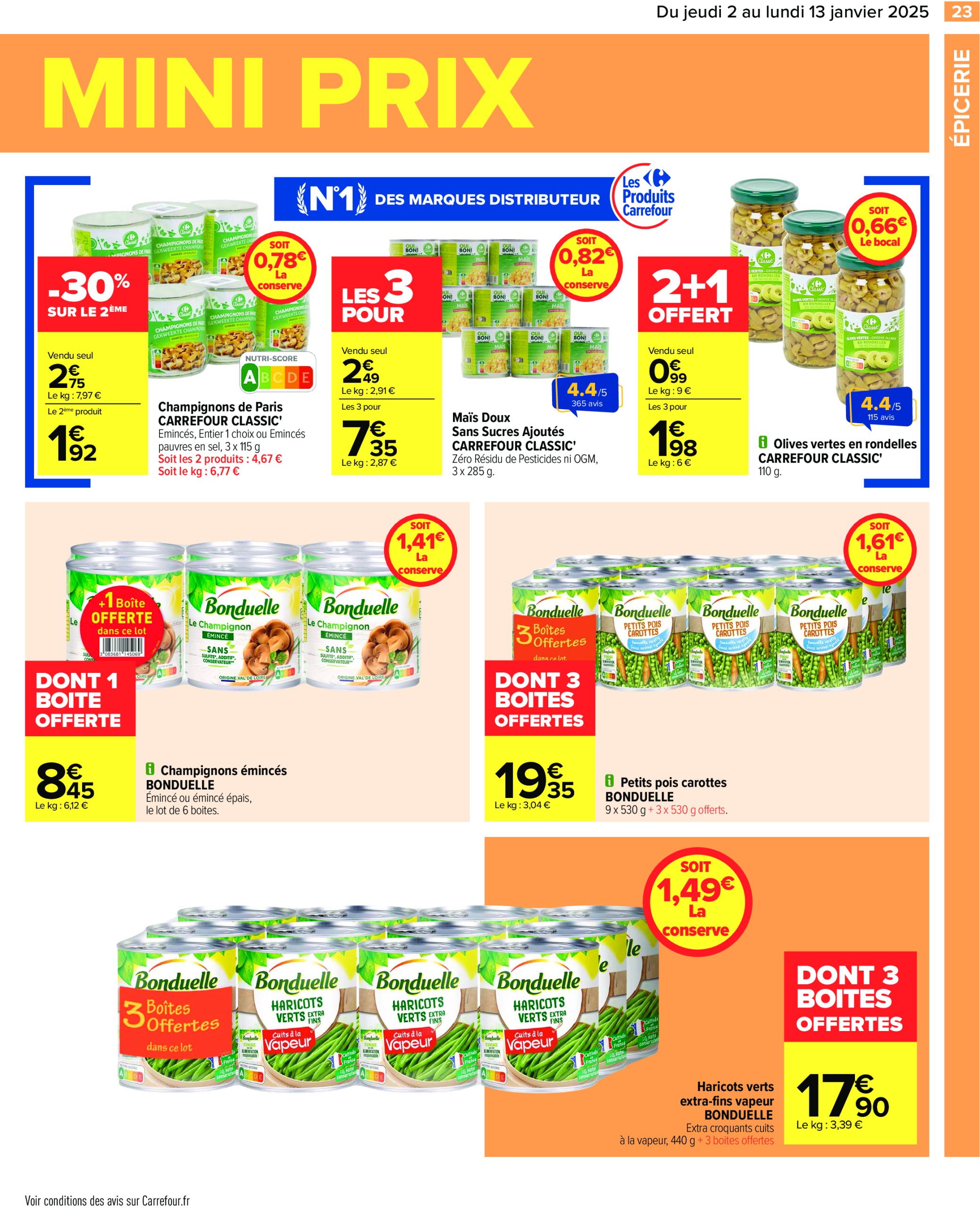 carrefour - Catalogue Carrefour valable dès 02/01 - 13/01 - page: 25