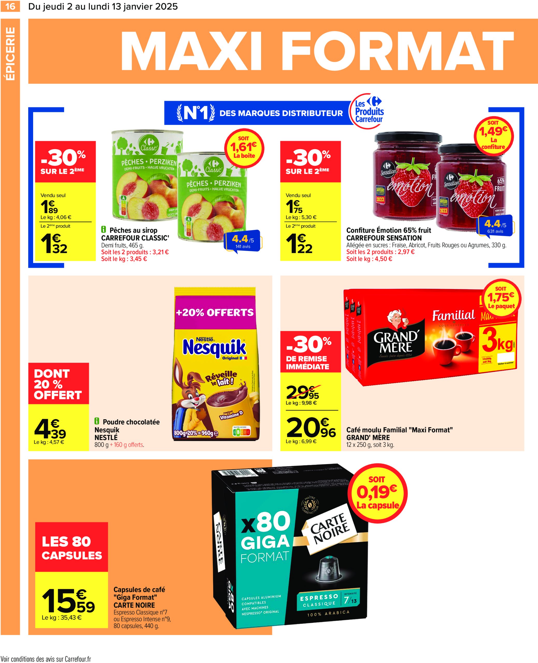 carrefour - Catalogue Carrefour valable dès 02/01 - 13/01 - page: 18