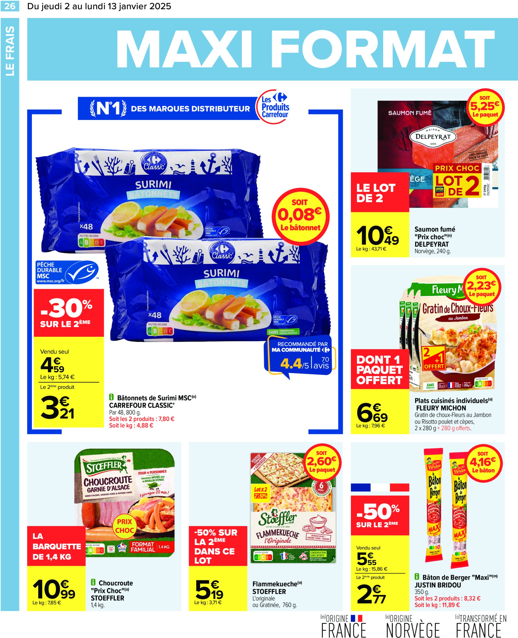 carrefour - Catalogue Carrefour valable dès 02/01 - 13/01 - page: 28