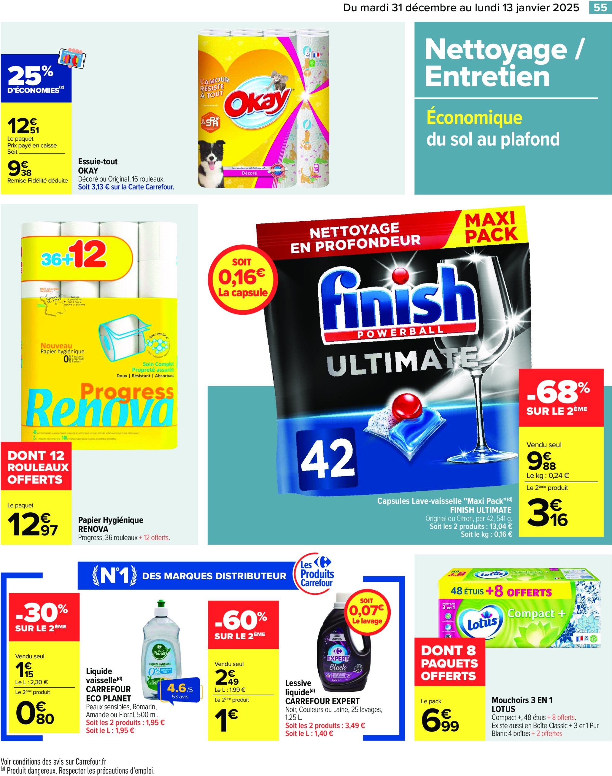 carrefour - Catalogue Carrefour valable dès 31/12 - 13/01 - page: 57