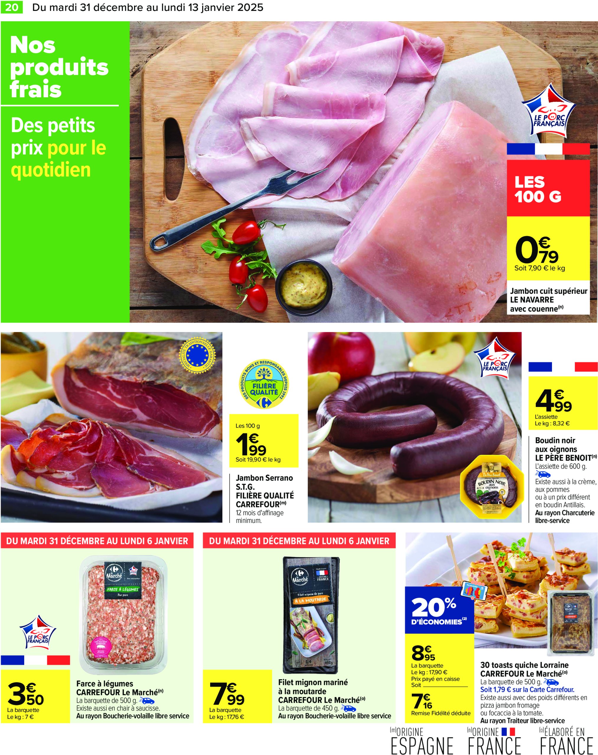 carrefour - Catalogue Carrefour valable dès 31/12 - 13/01 - page: 22