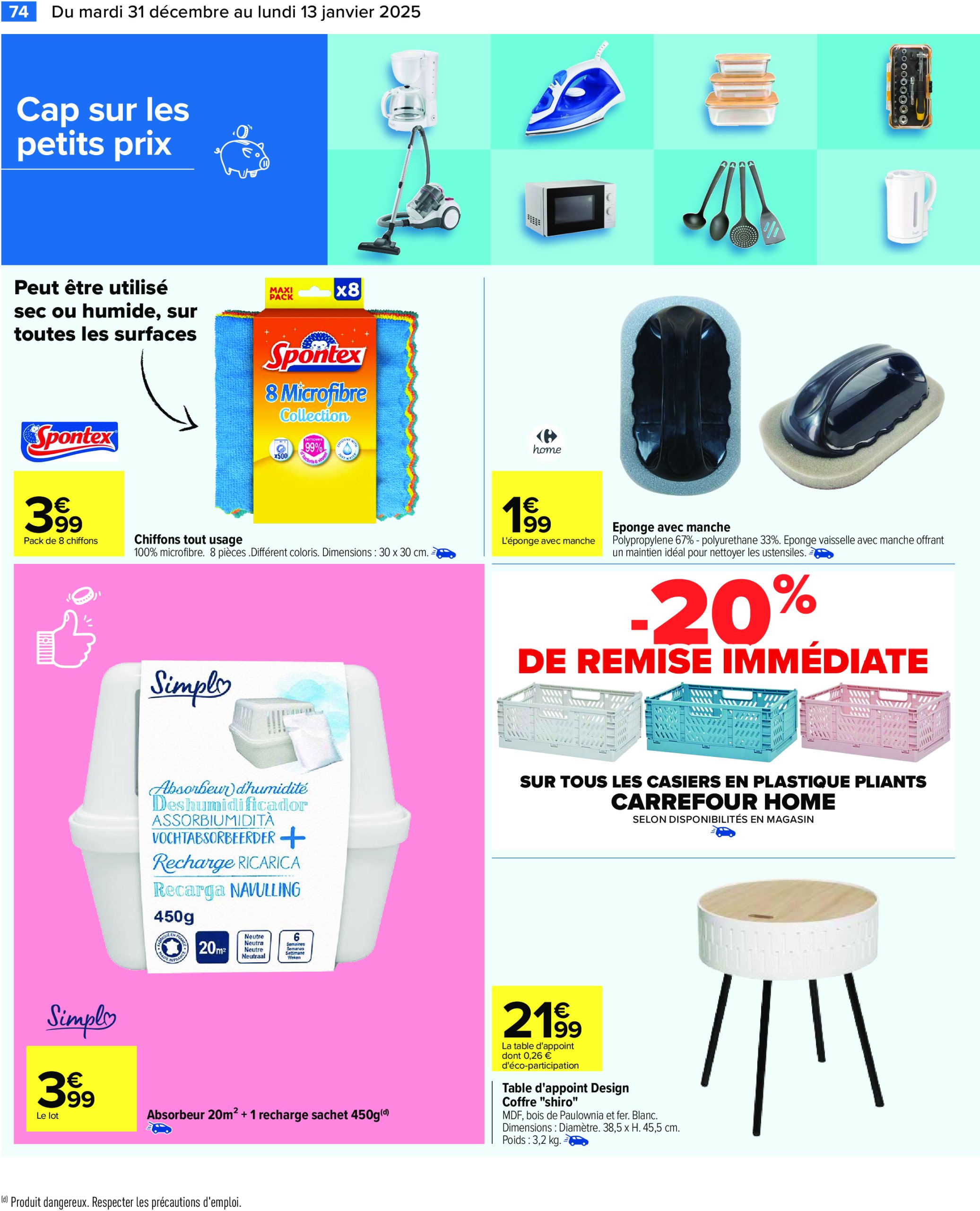 carrefour - Catalogue Carrefour valable dès 31/12 - 13/01 - page: 76