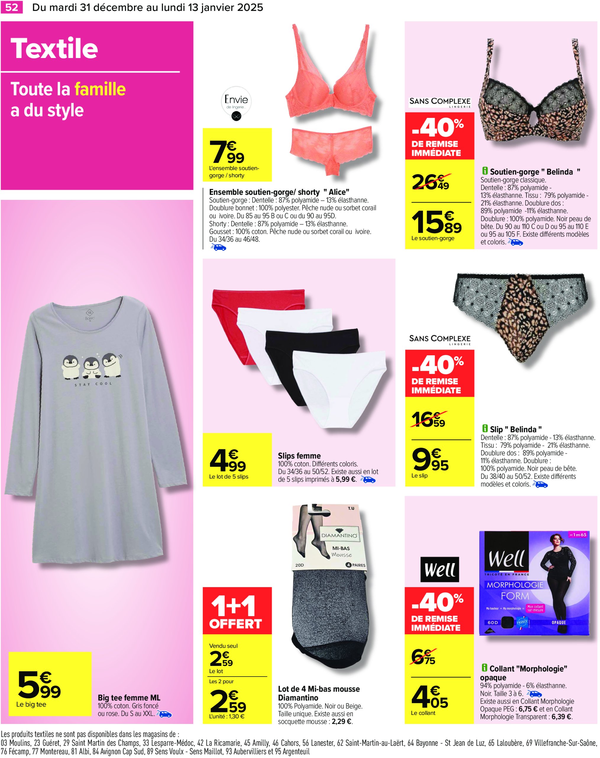 carrefour - Catalogue Carrefour valable dès 31/12 - 13/01 - page: 54