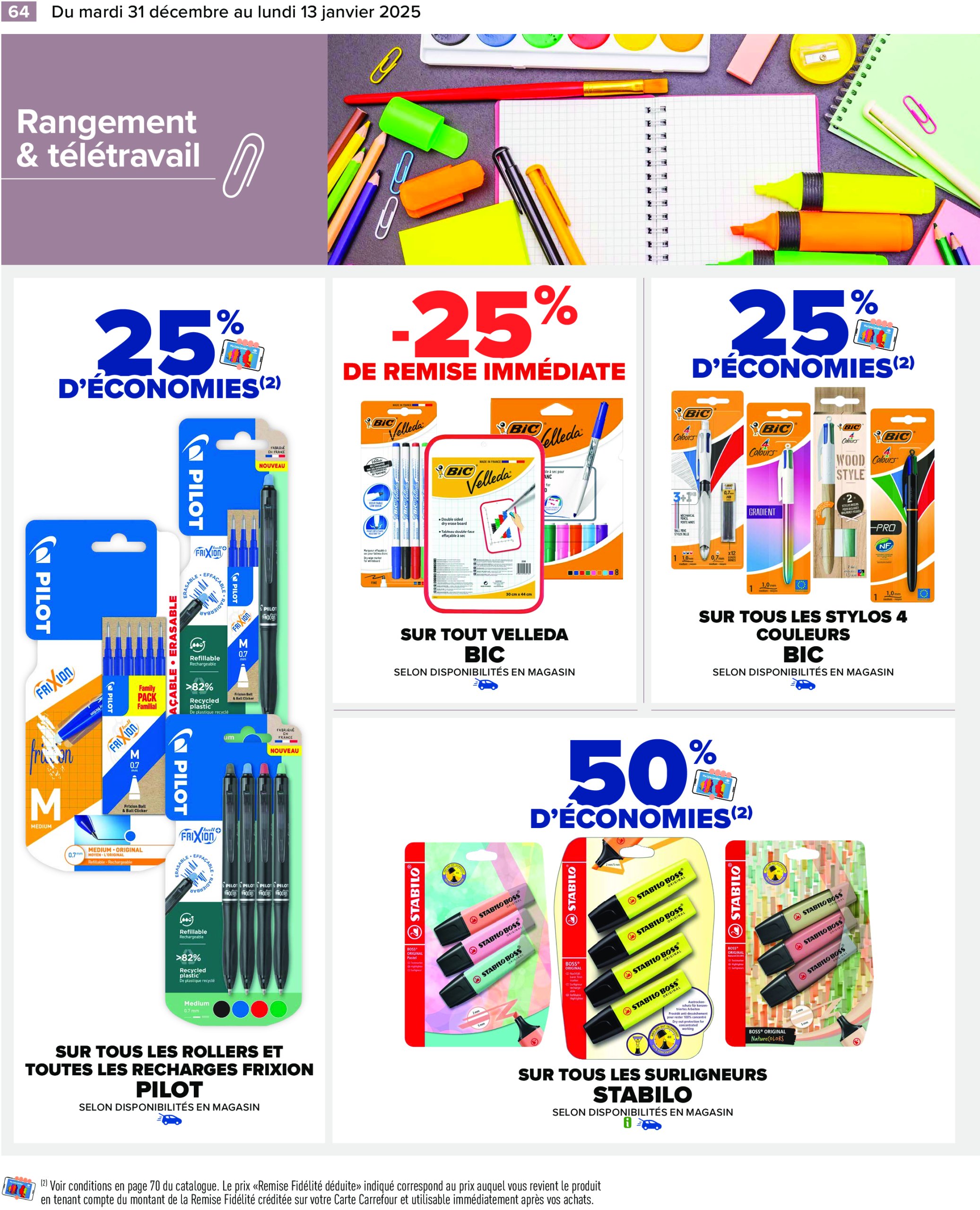 carrefour - Catalogue Carrefour valable dès 31/12 - 13/01 - page: 66