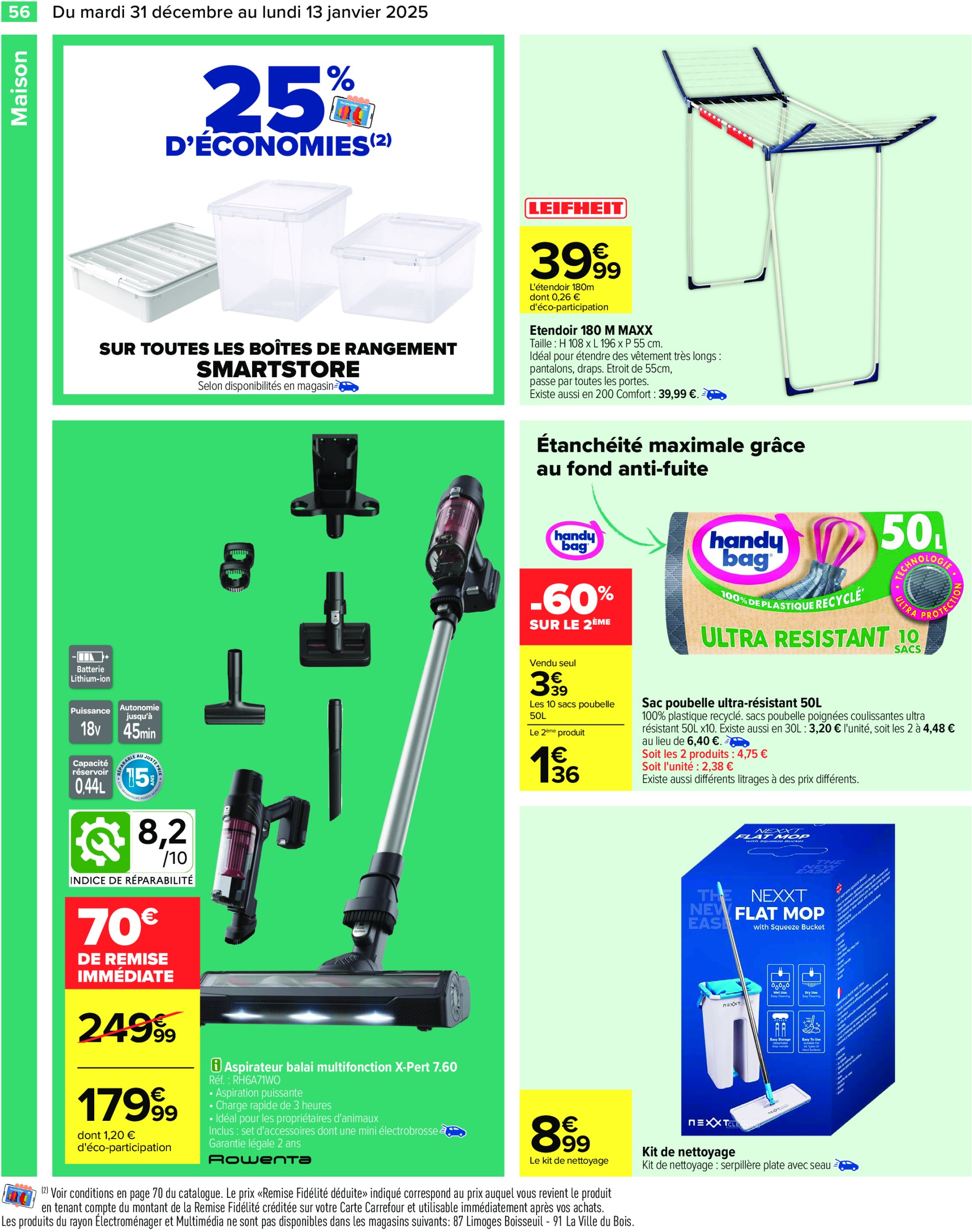 carrefour - Catalogue Carrefour valable dès 31/12 - 13/01 - page: 58