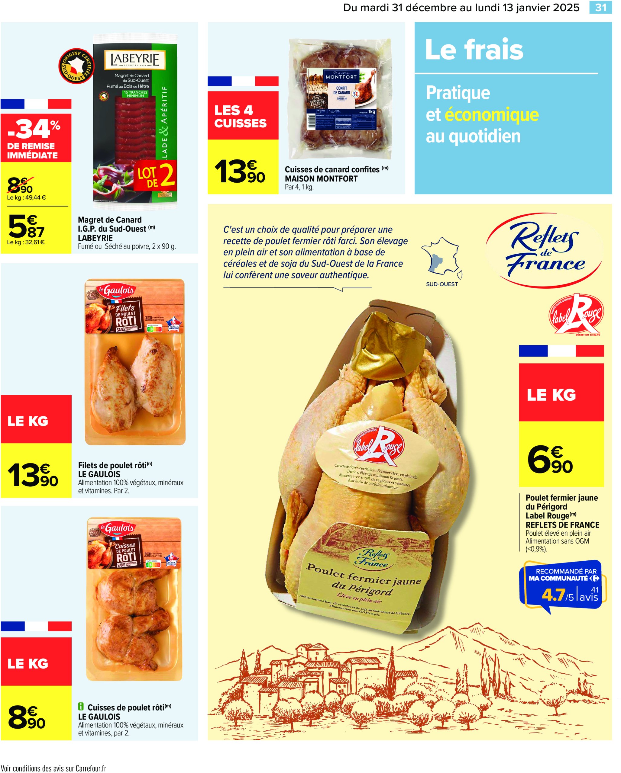 carrefour - Catalogue Carrefour valable dès 31/12 - 13/01 - page: 33