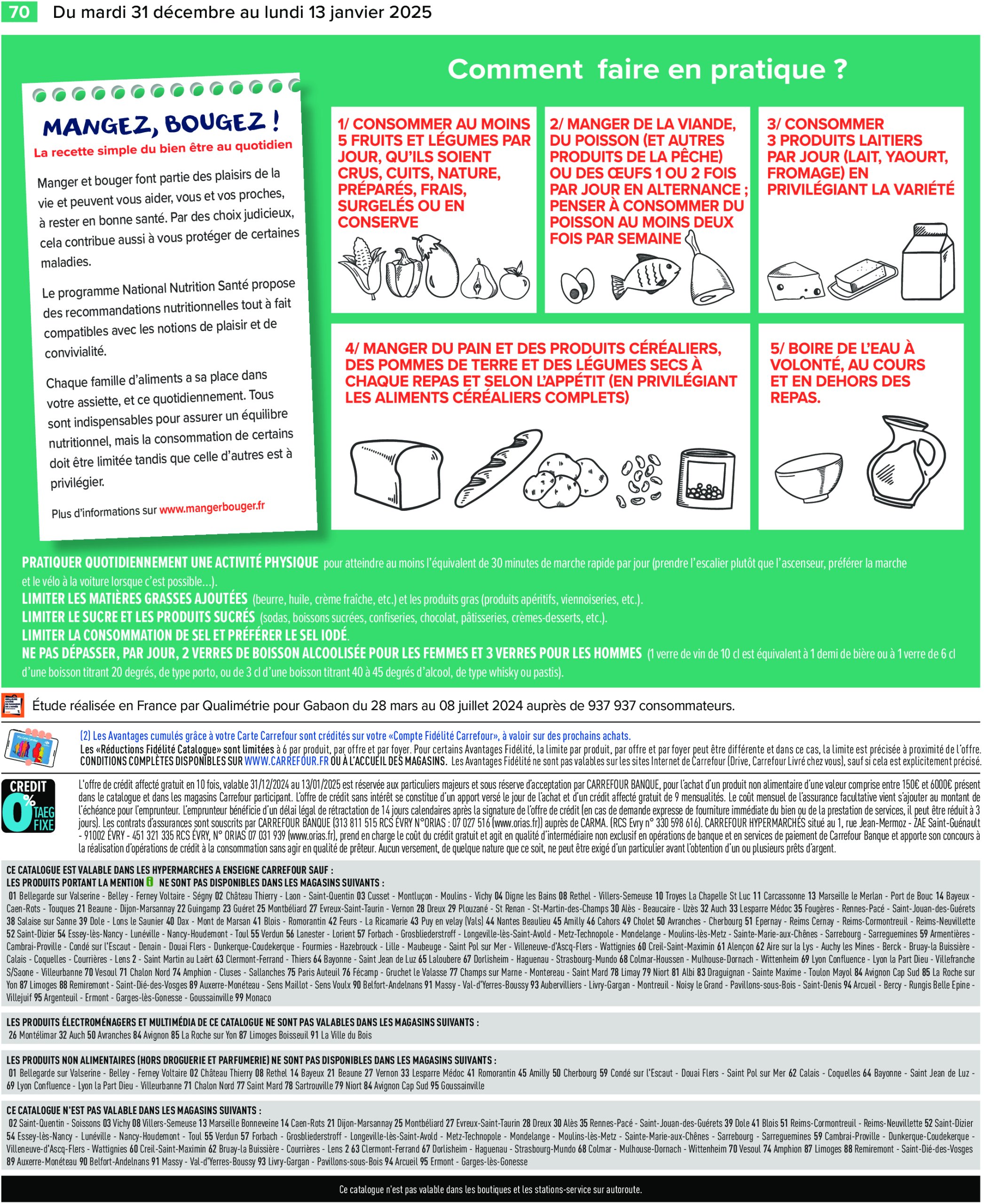 carrefour - Catalogue Carrefour valable dès 31/12 - 13/01 - page: 72