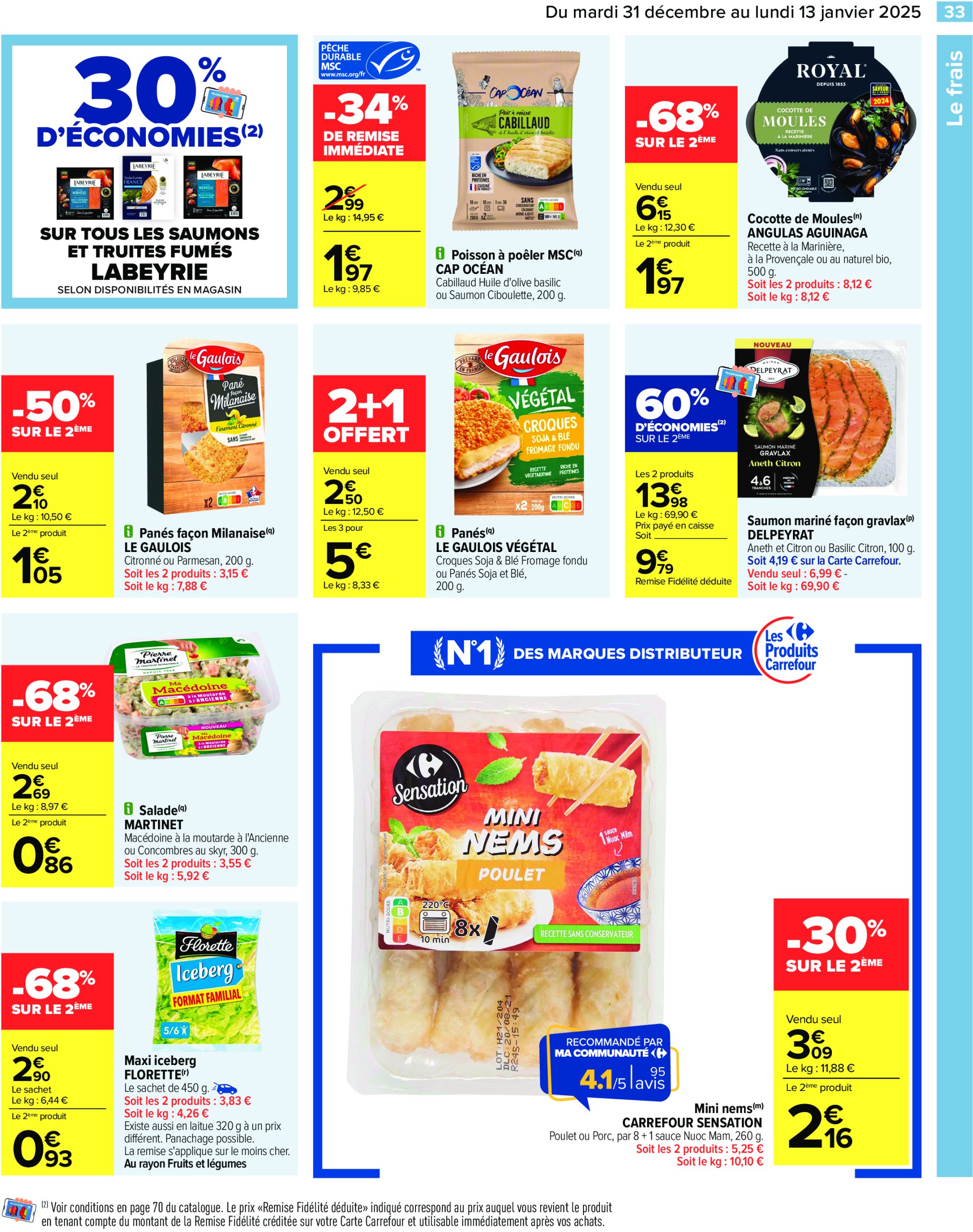 carrefour - Catalogue Carrefour valable dès 31/12 - 13/01 - page: 35