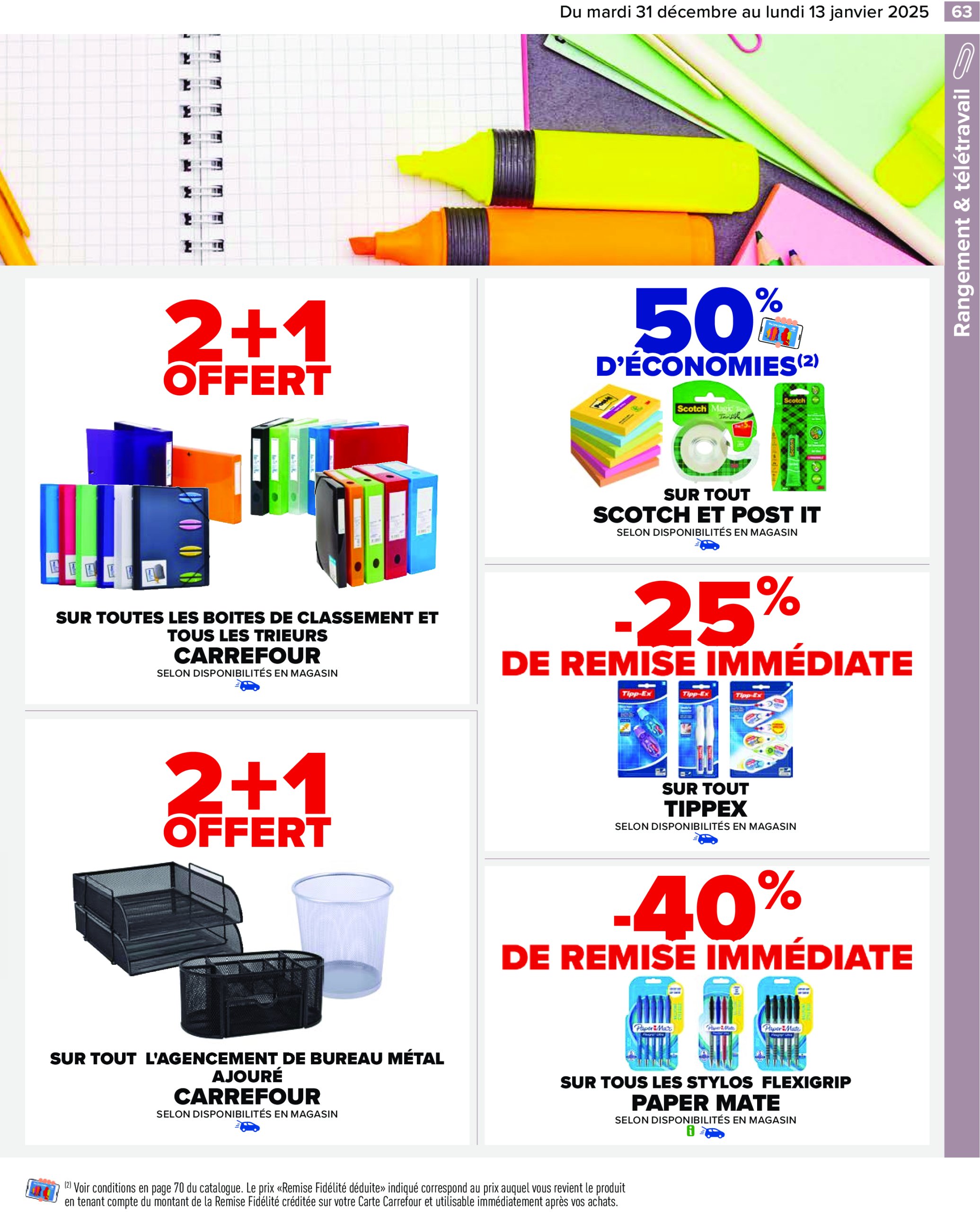 carrefour - Catalogue Carrefour valable dès 31/12 - 13/01 - page: 65