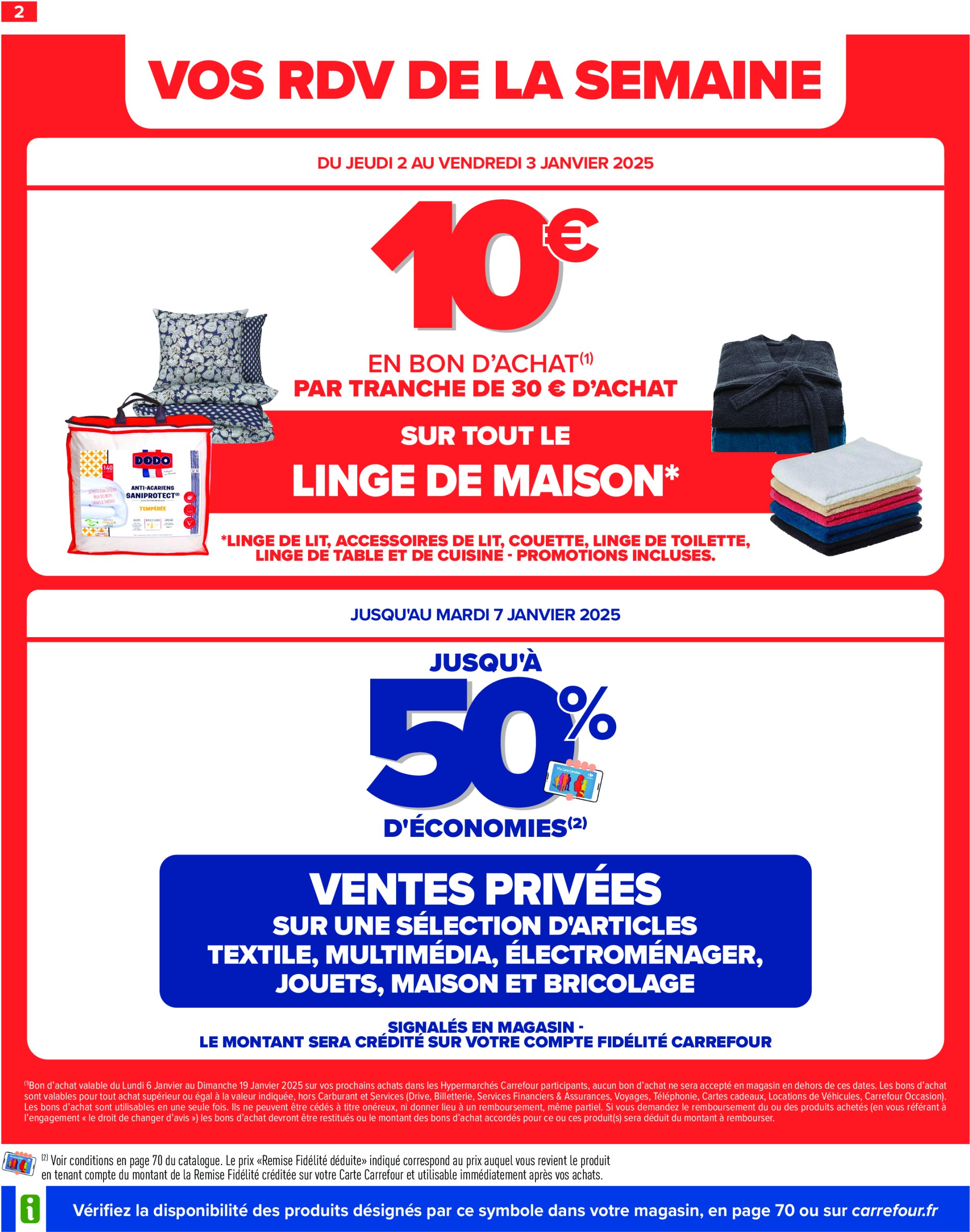 carrefour - Catalogue Carrefour valable dès 31/12 - 13/01 - page: 4